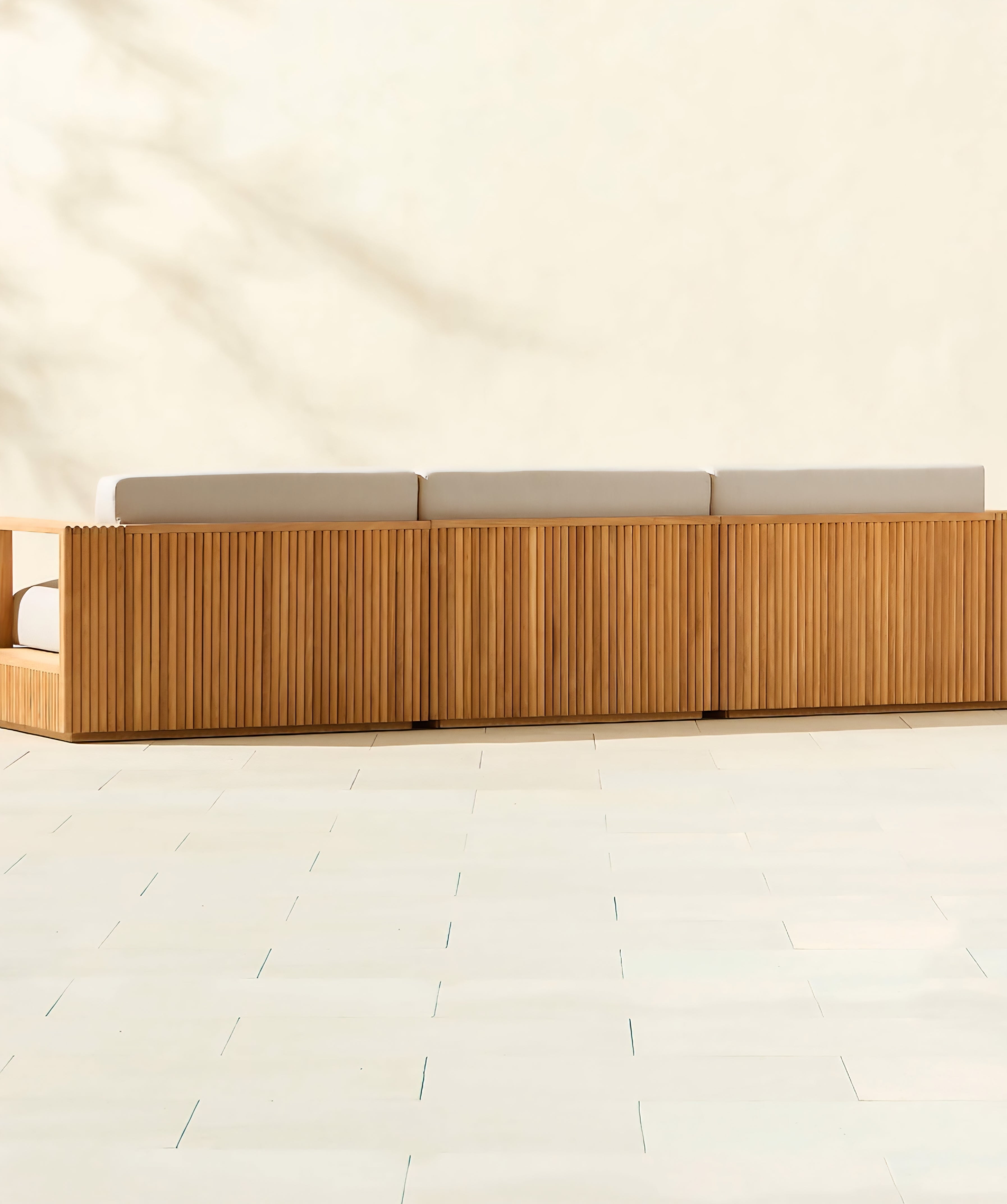 THE ONE × Topia — Teak Outdoor Sectional Collection
