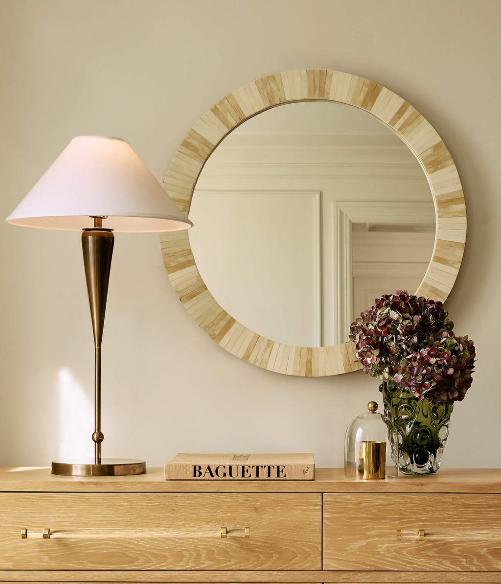 THE ONE × Tamlin — Aged Brass Tall Table Lamp