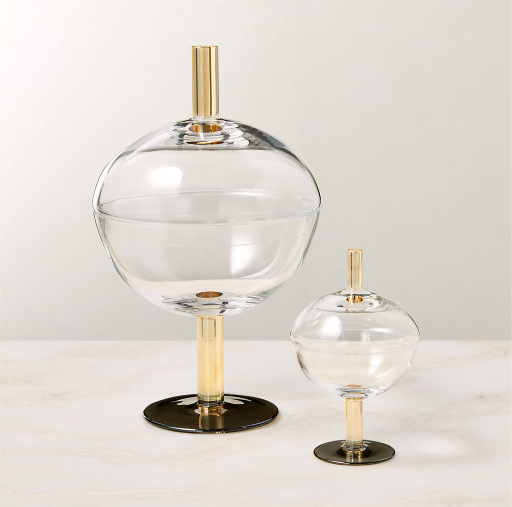 THE ONE × Gianna — Glass Dishes with Lids (Set of 2)