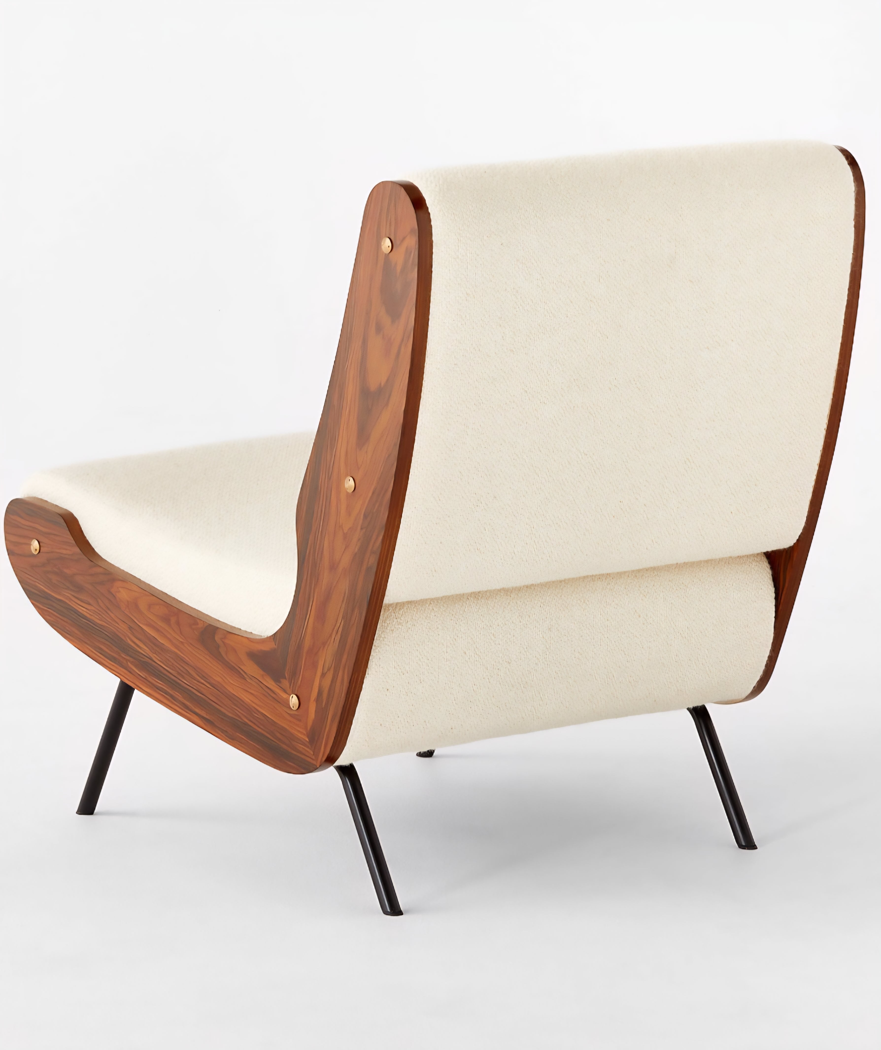 THE ONE × Meda — Ivory Wool Lounge Chair