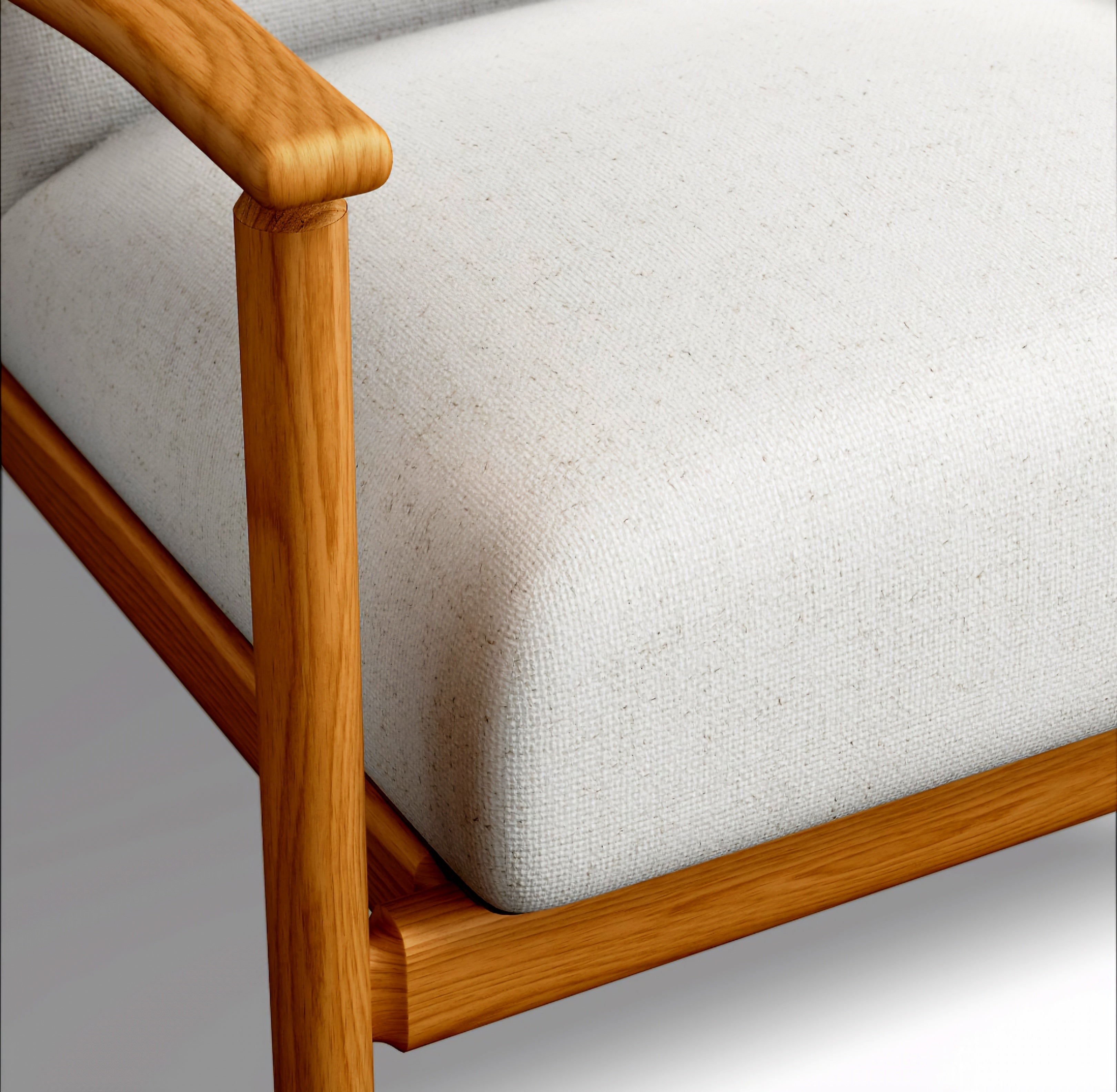 THE ONE × Ojai — Wood Accent Chair
