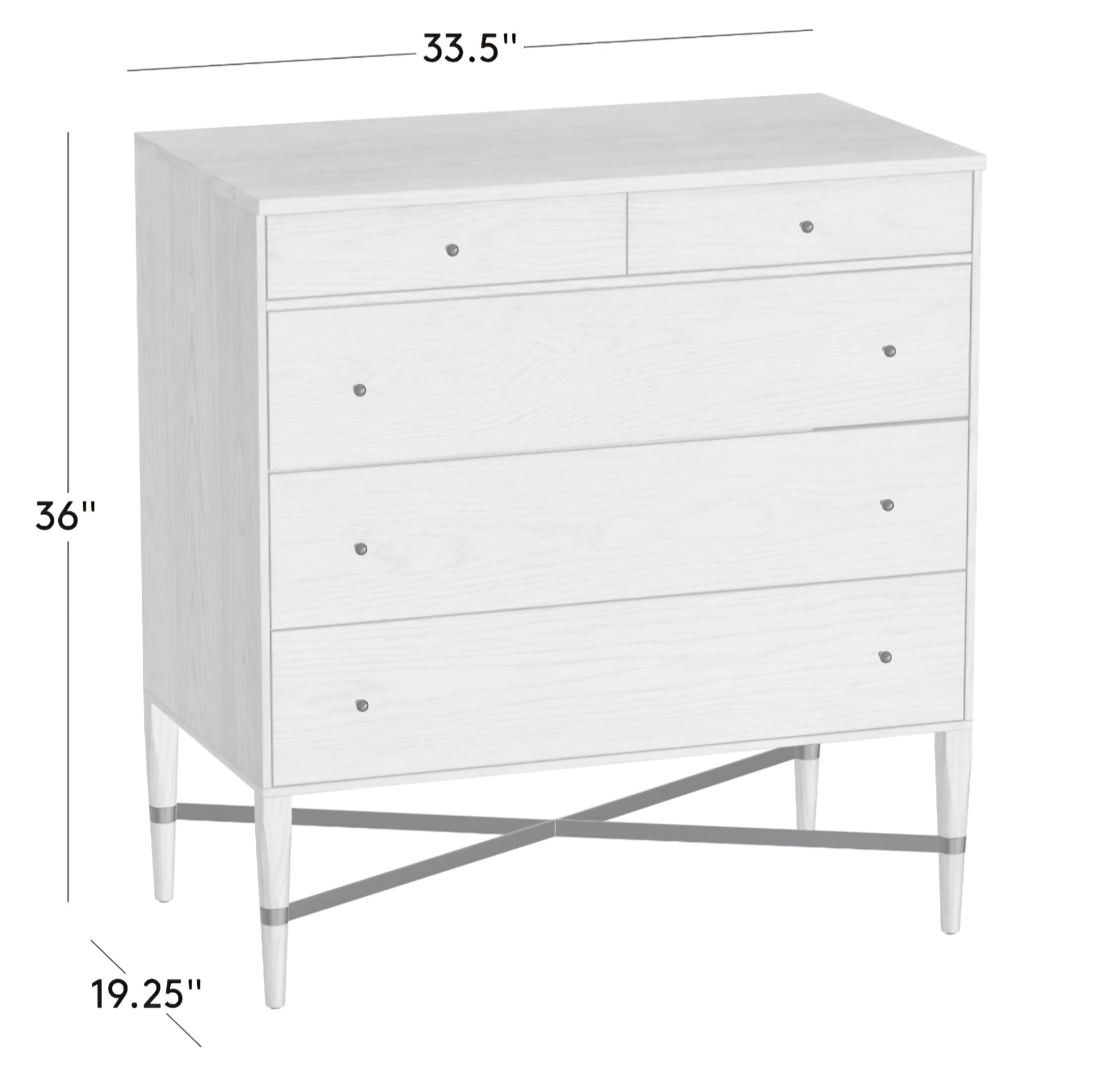 THE ONE × Connoisseur — Light Oak 5-Drawer Dresser