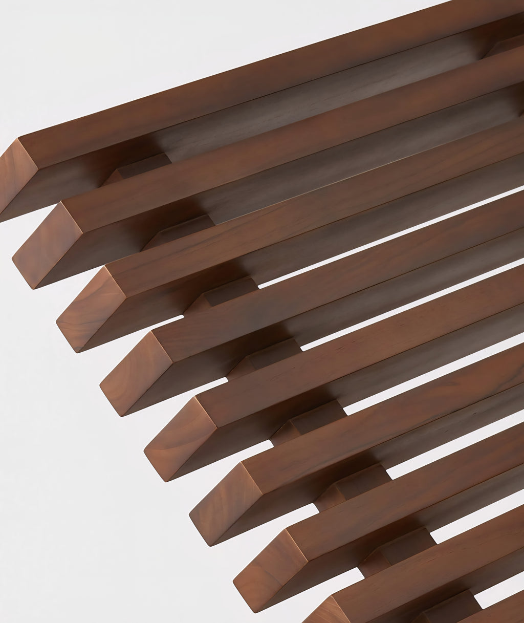 THE ONE × Taiko — Stained Teak Outdoor Sun Lounger with Sunbrella® Cushions
