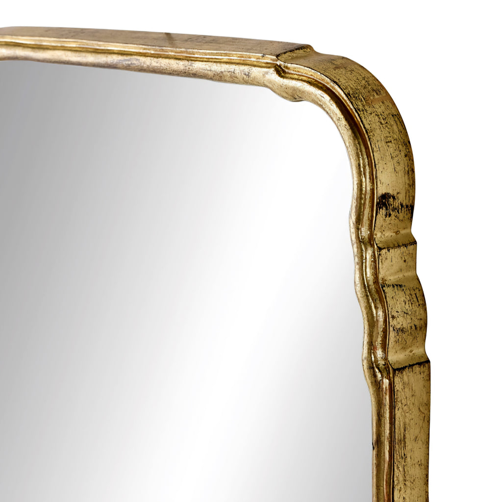 THE ONE × Amelie — Antique Brass Floor Mirror