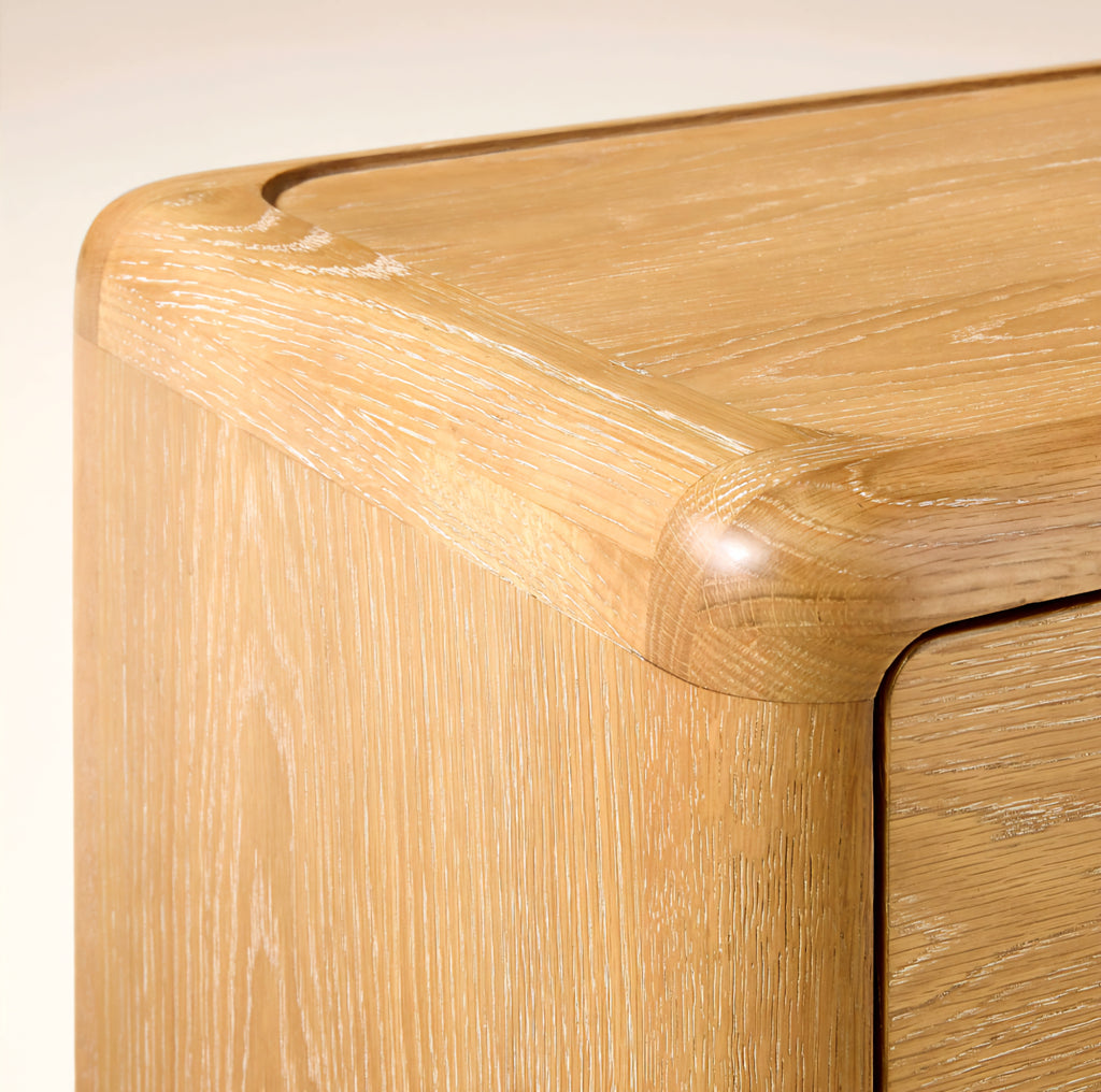 THE ONE × Abbott — 3-Drawer Wood Nightstand