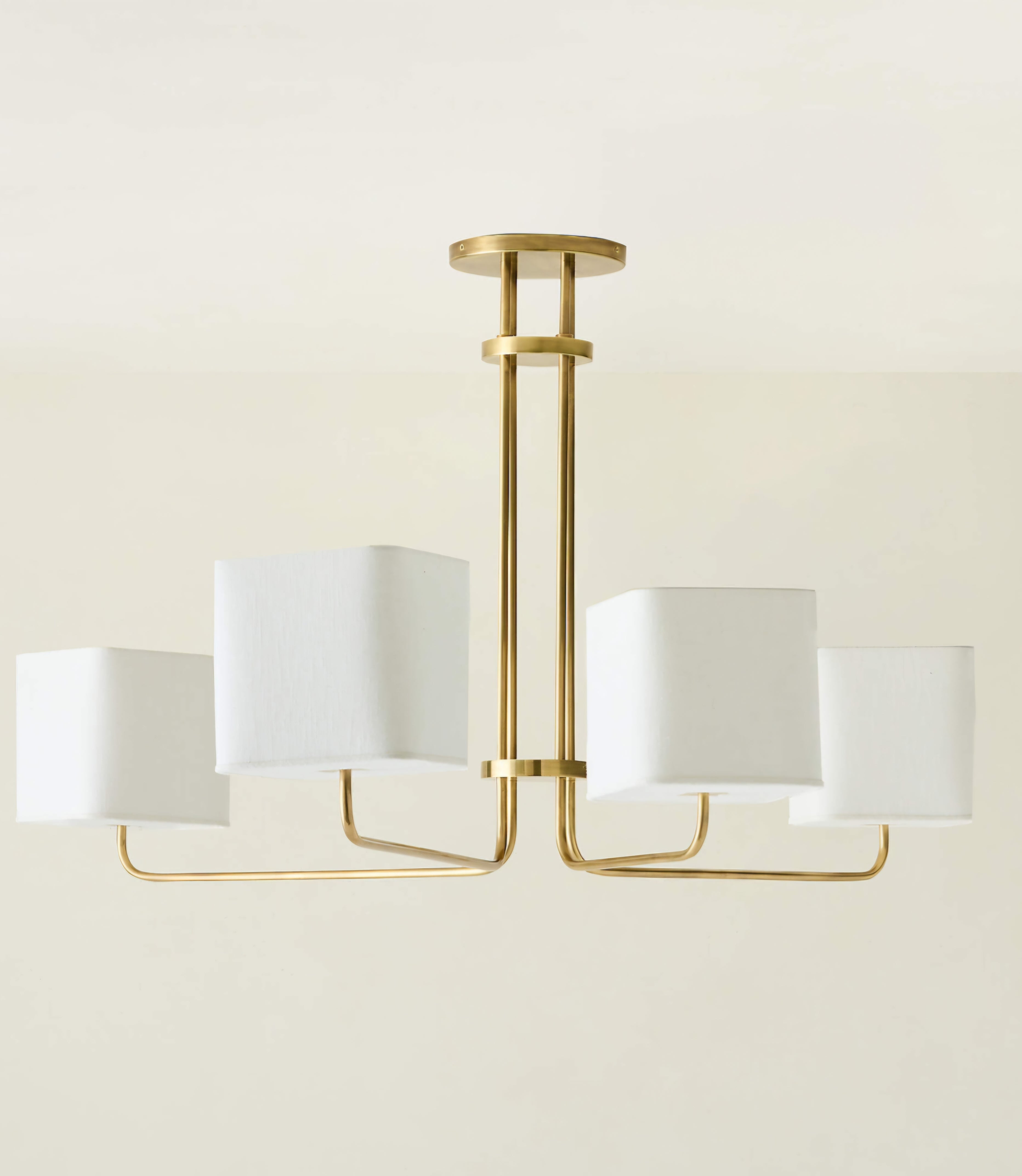 THE ONE × Archer — Multi-Arm Aged Brass Chandelier