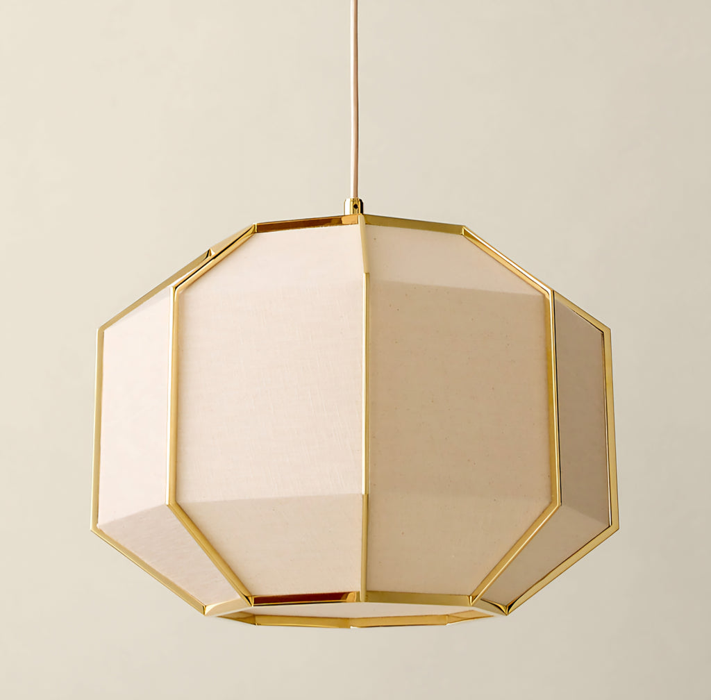 THE ONE × Blisse — Natural Linen Pendant Light