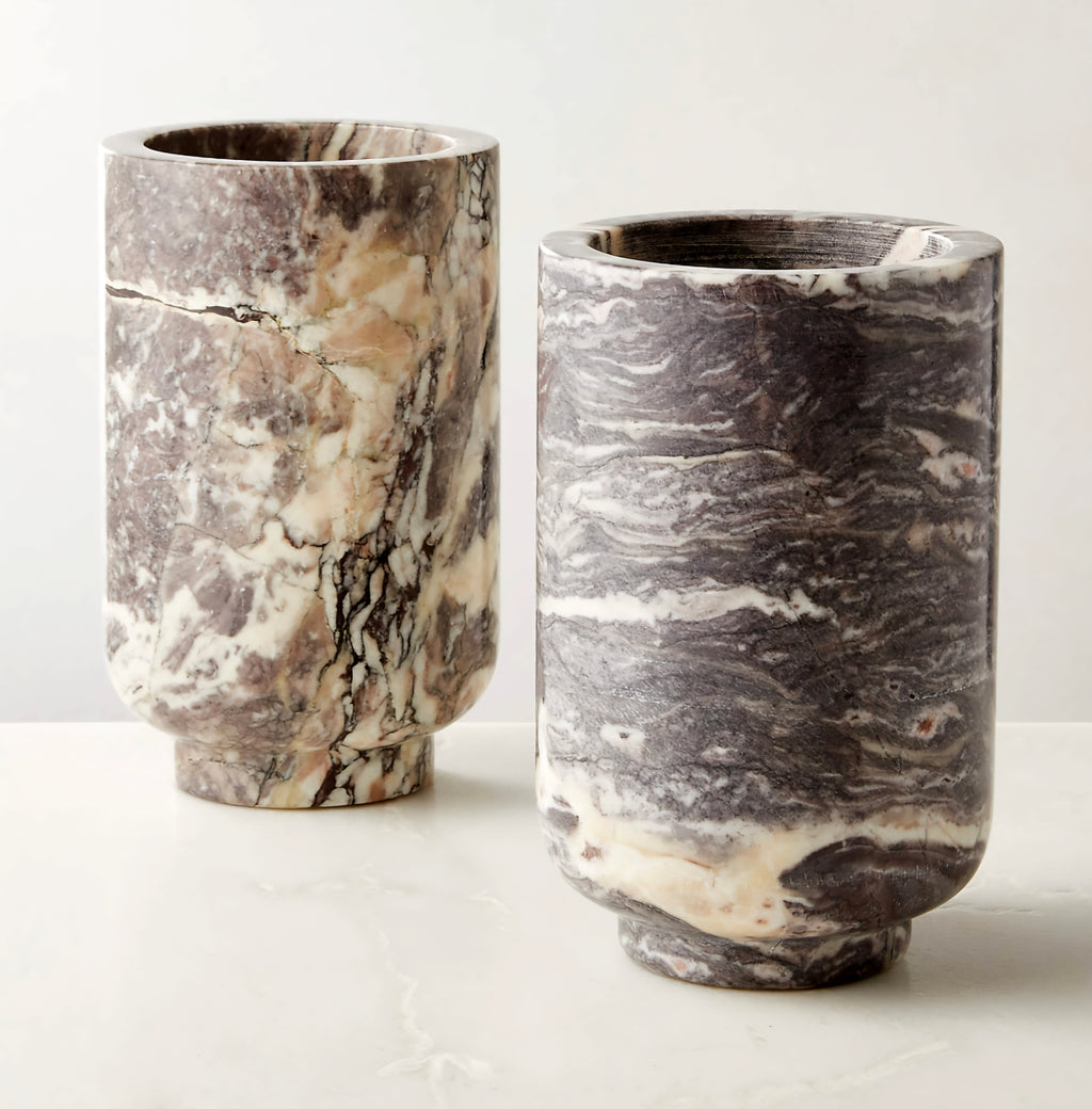 THE ONE × Brix — Grey Levanto Marble Wine Chiller