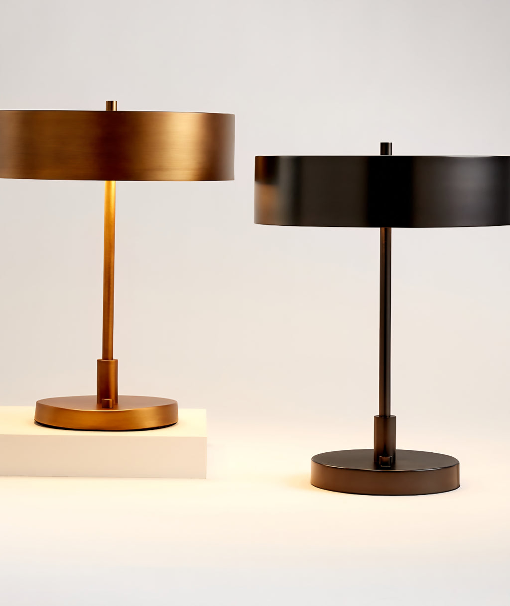 THE ONE × Zain — Brass Table Lamp with USB Port