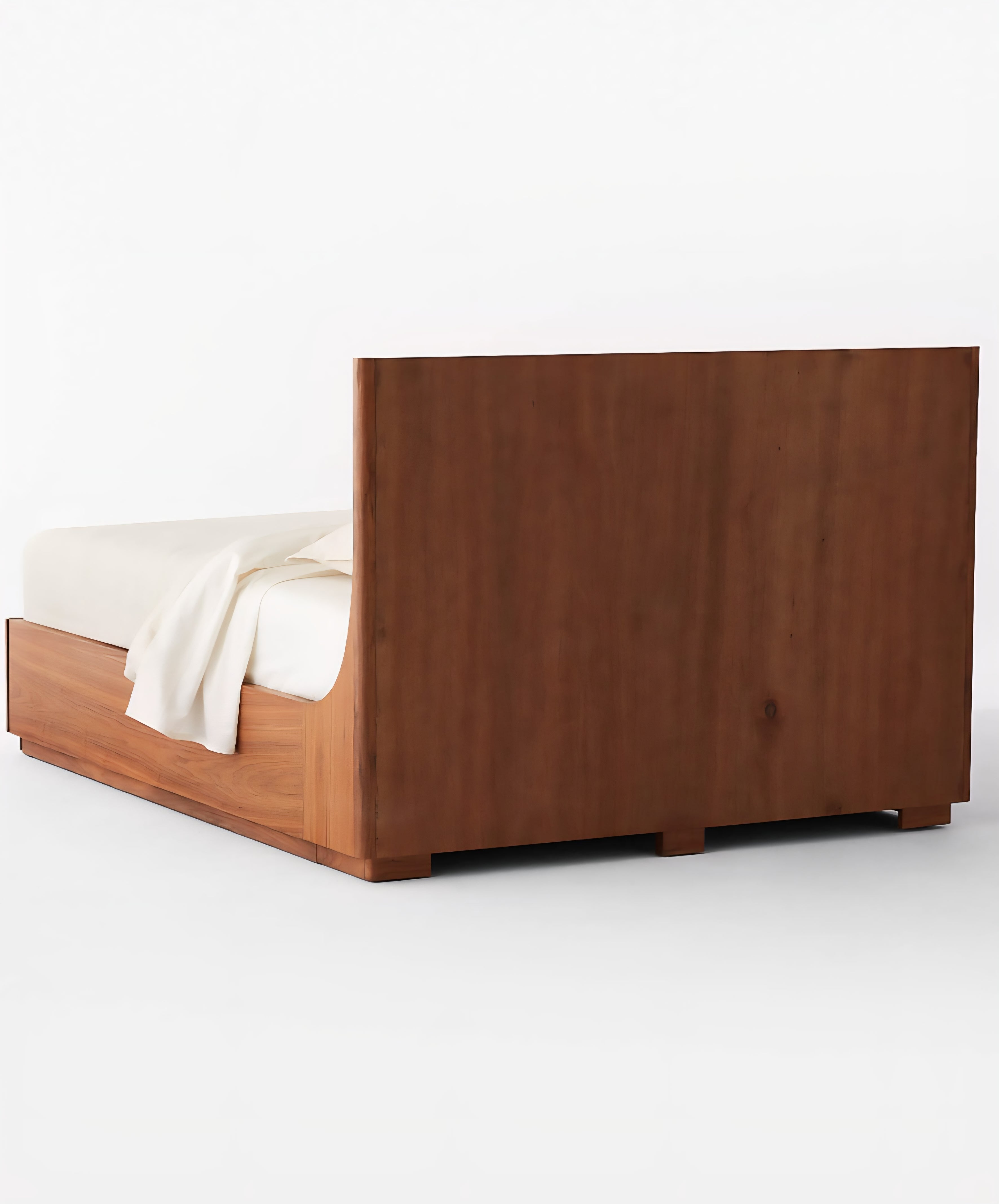 THE ONE × Montero — Walnut Wood King Storage Bed