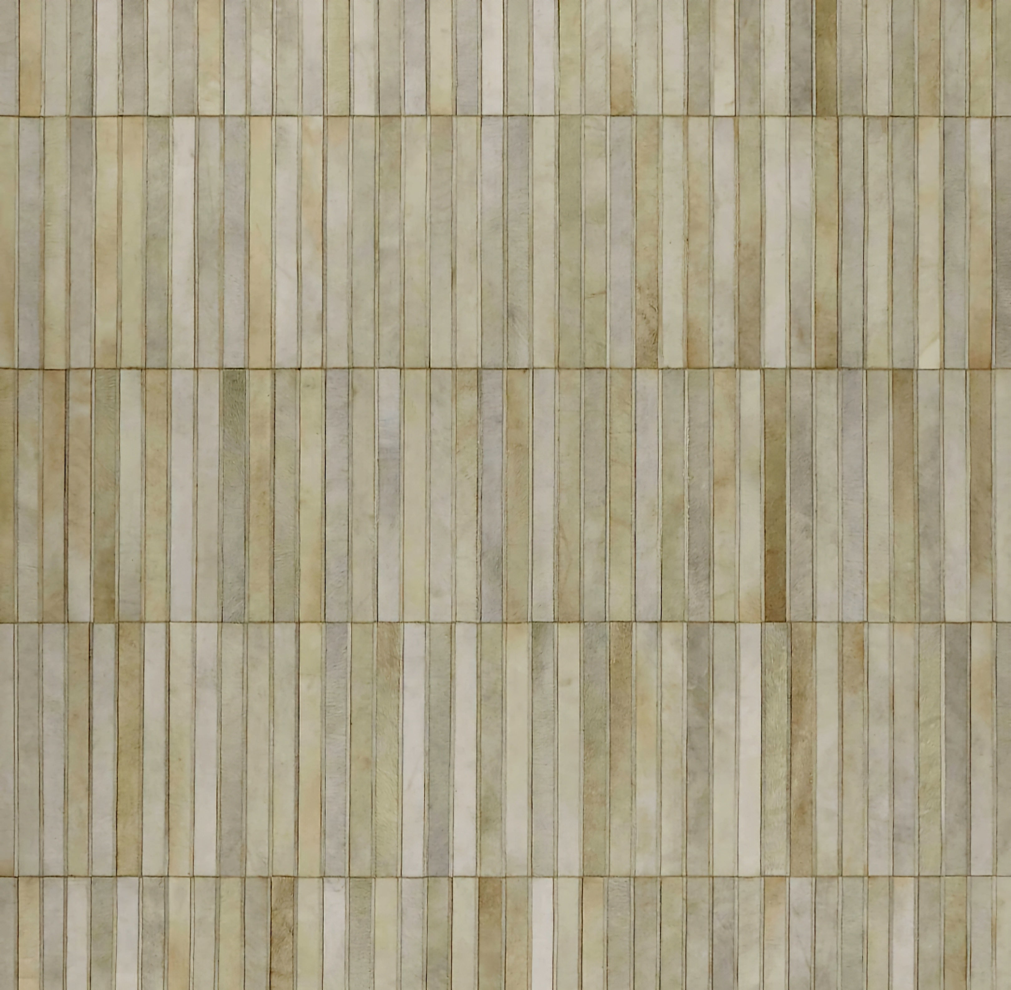 THE ONE × Camilia — Patchwork Ivory Hide Rug Swatch
