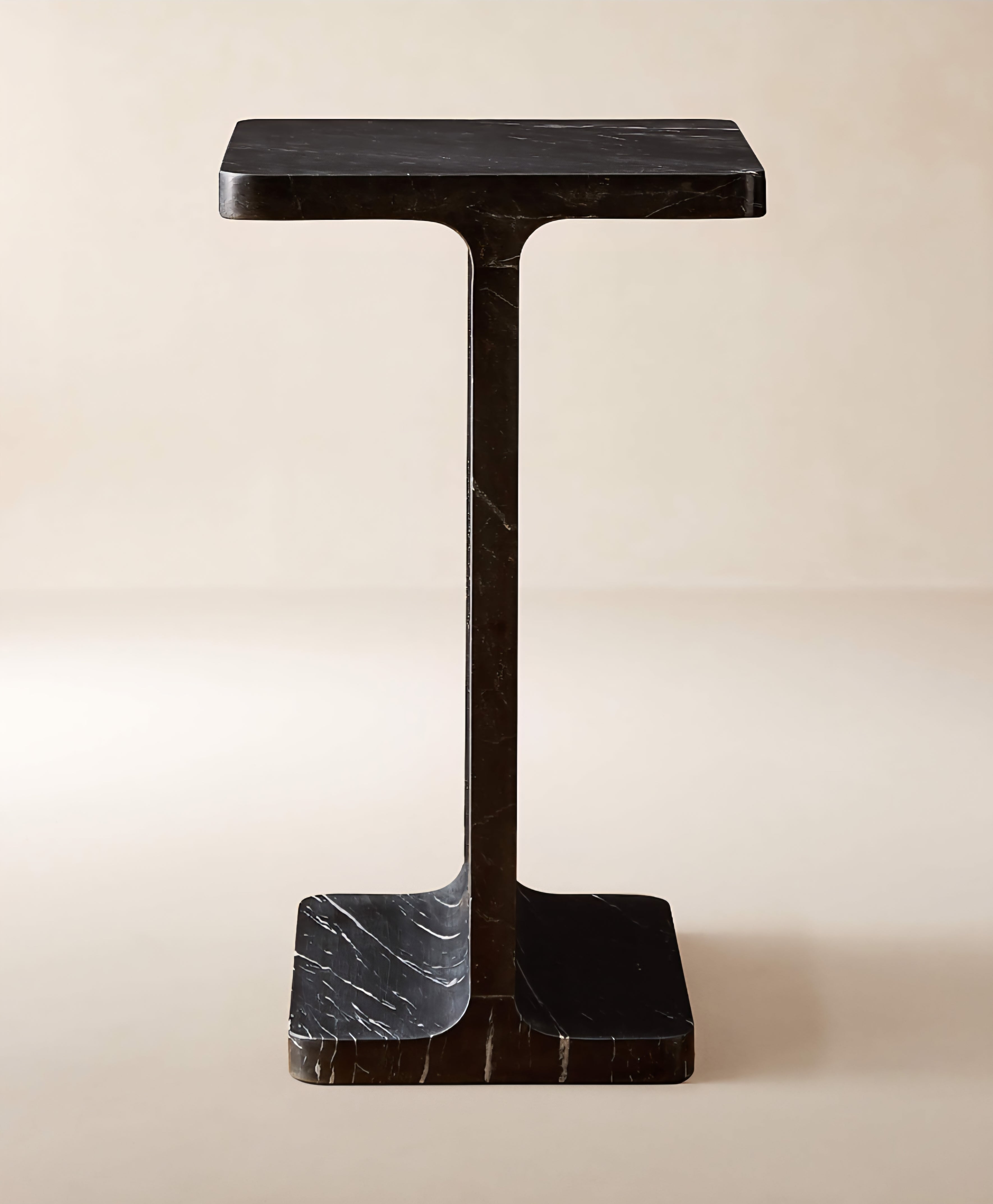 THE ONE × Ciccio — Red Marble Side Table