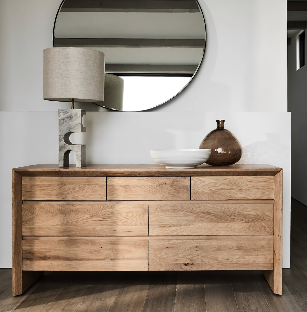 THE ONE × Baja — White Oak Wood Dresser (68")