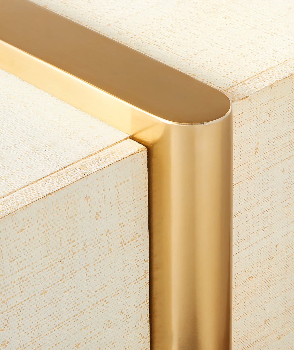 THE ONE × Dorset — White Lacquered Linen Credenza