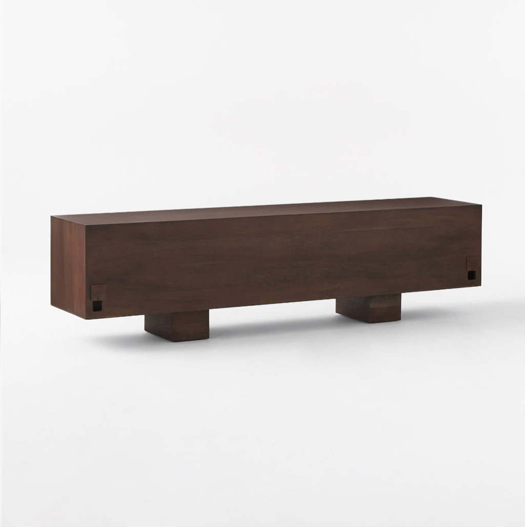 THE ONE × Martinez — Acacia and Bronze Metal Credenza