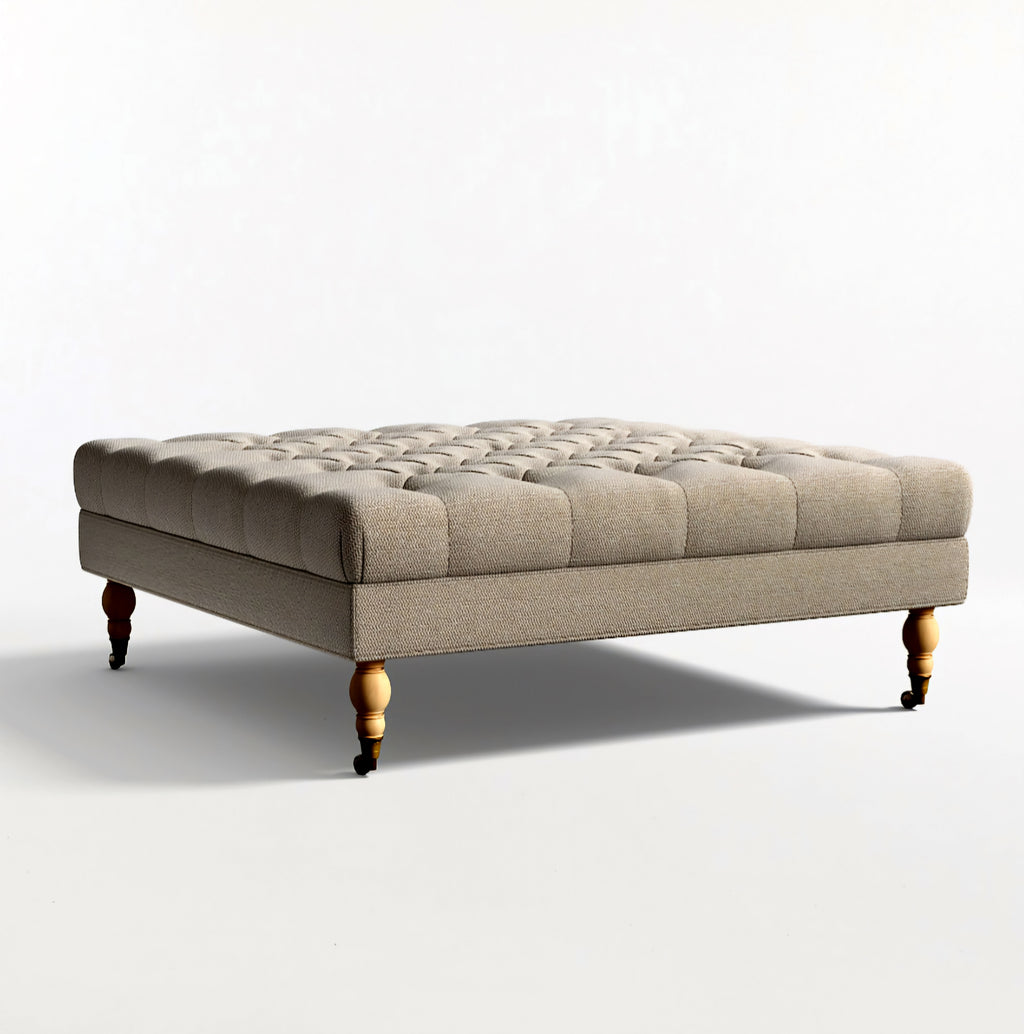 THE ONE × Langley — 45" Square Cocktail Ottoman