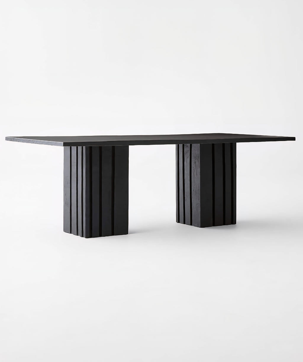 THE ONE × Black Concrete Dining Table