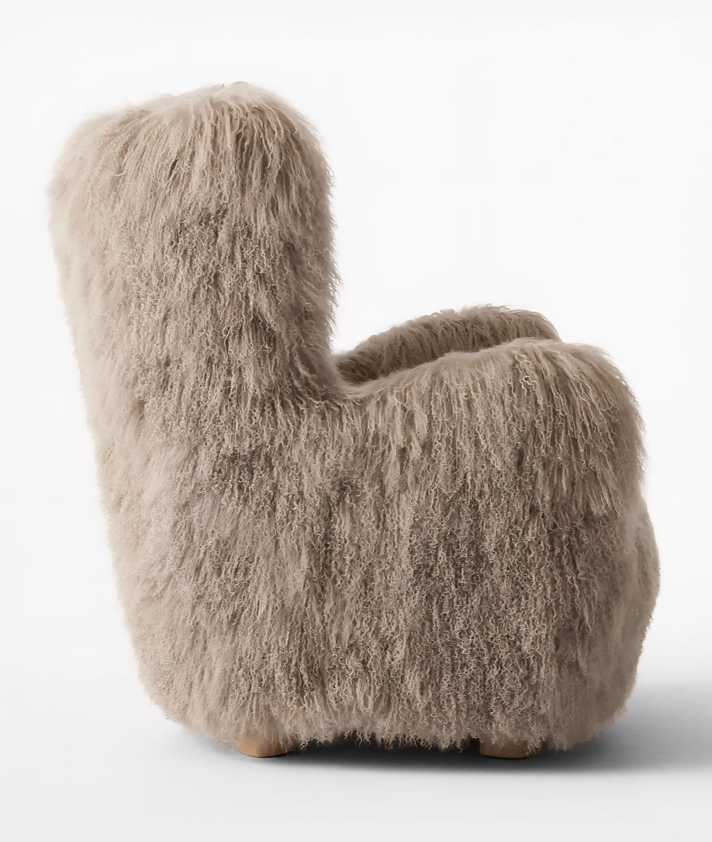 THE ONE × Mongolian Sheepskin Accent Chair