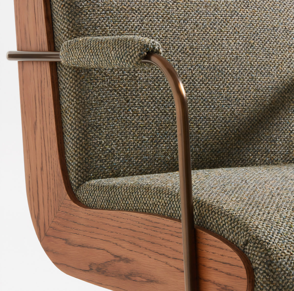 THE ONE × Ellison — Green Woven High-Back Office Chair