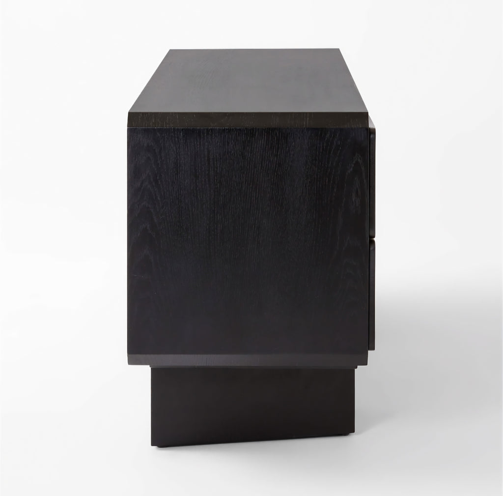 THE ONE × Bishop — Black Ebonized Oak Wood Credenza