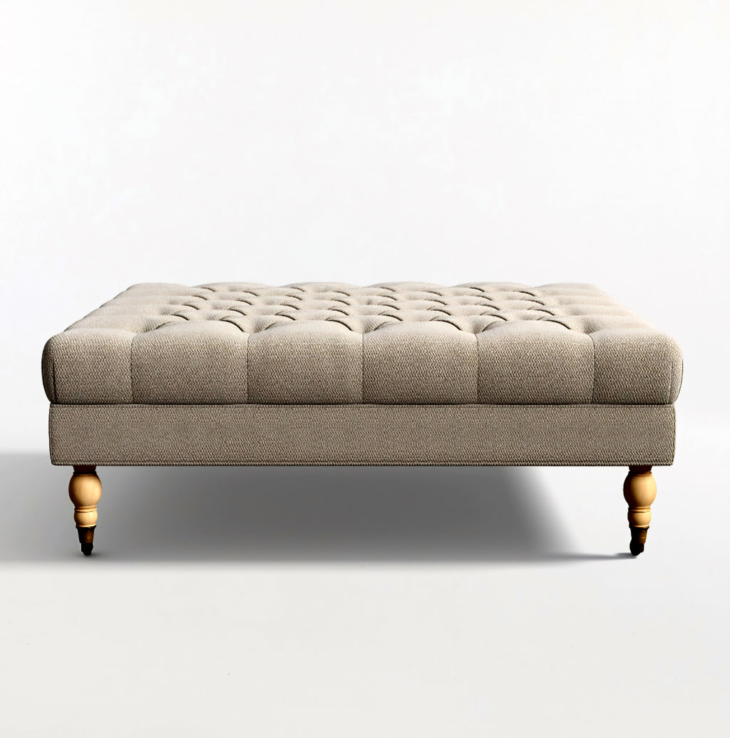 THE ONE × Langley — 45" Square Cocktail Ottoman
