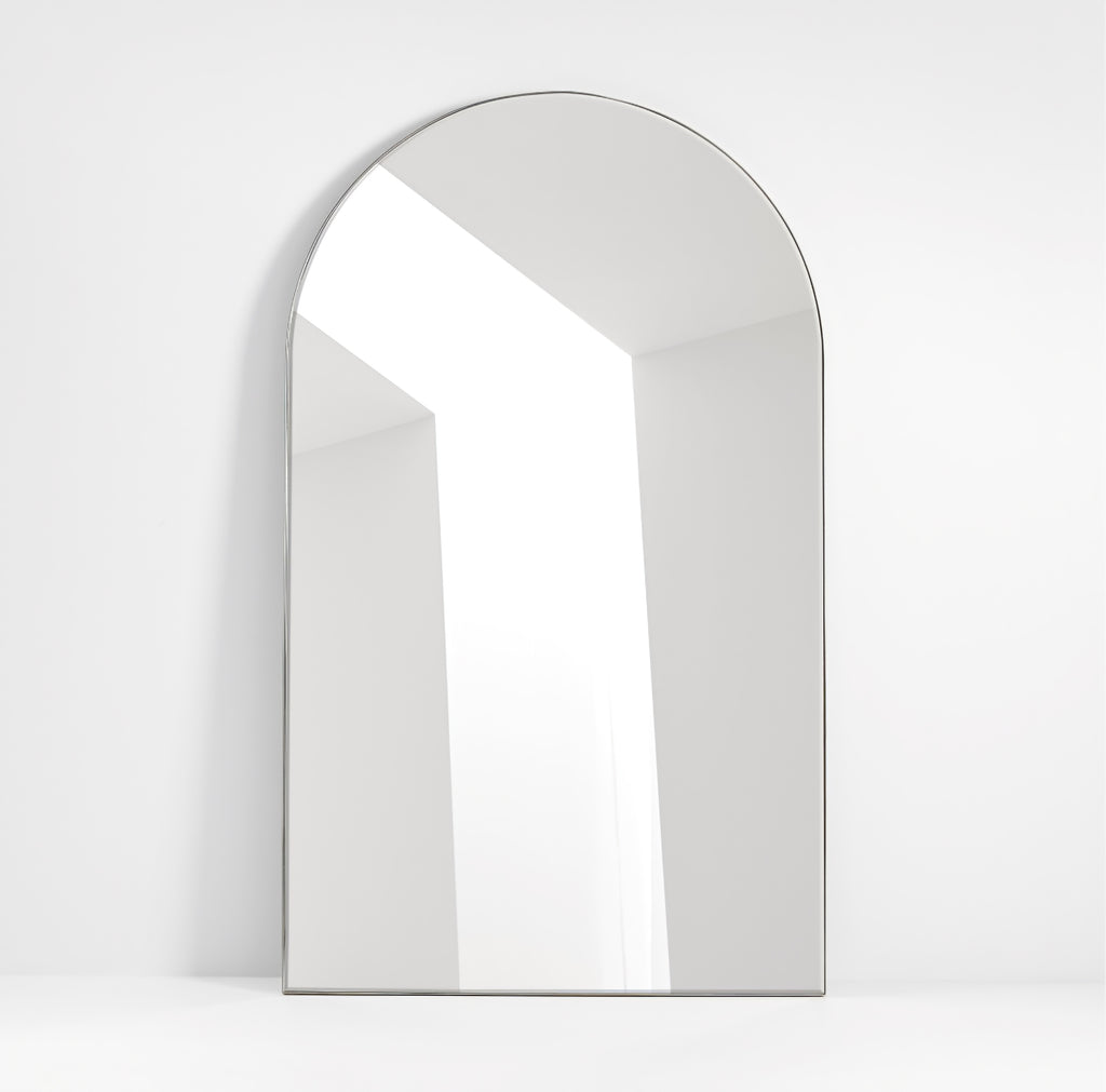 THE ONE × Edge — Extra-Large Brass Arch Floor Mirror
