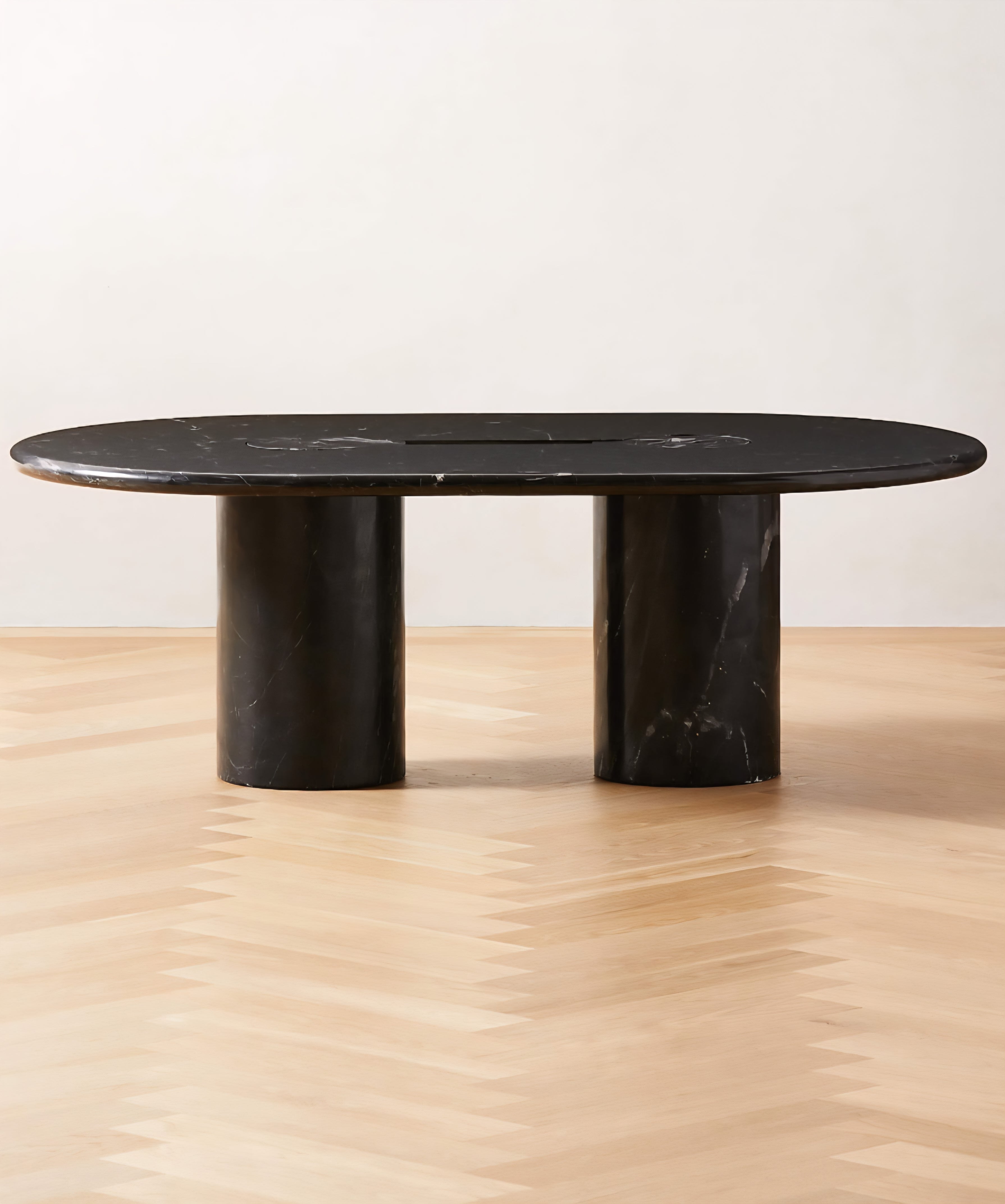 THE ONE × Liguria — Oval Marble Coffee Table