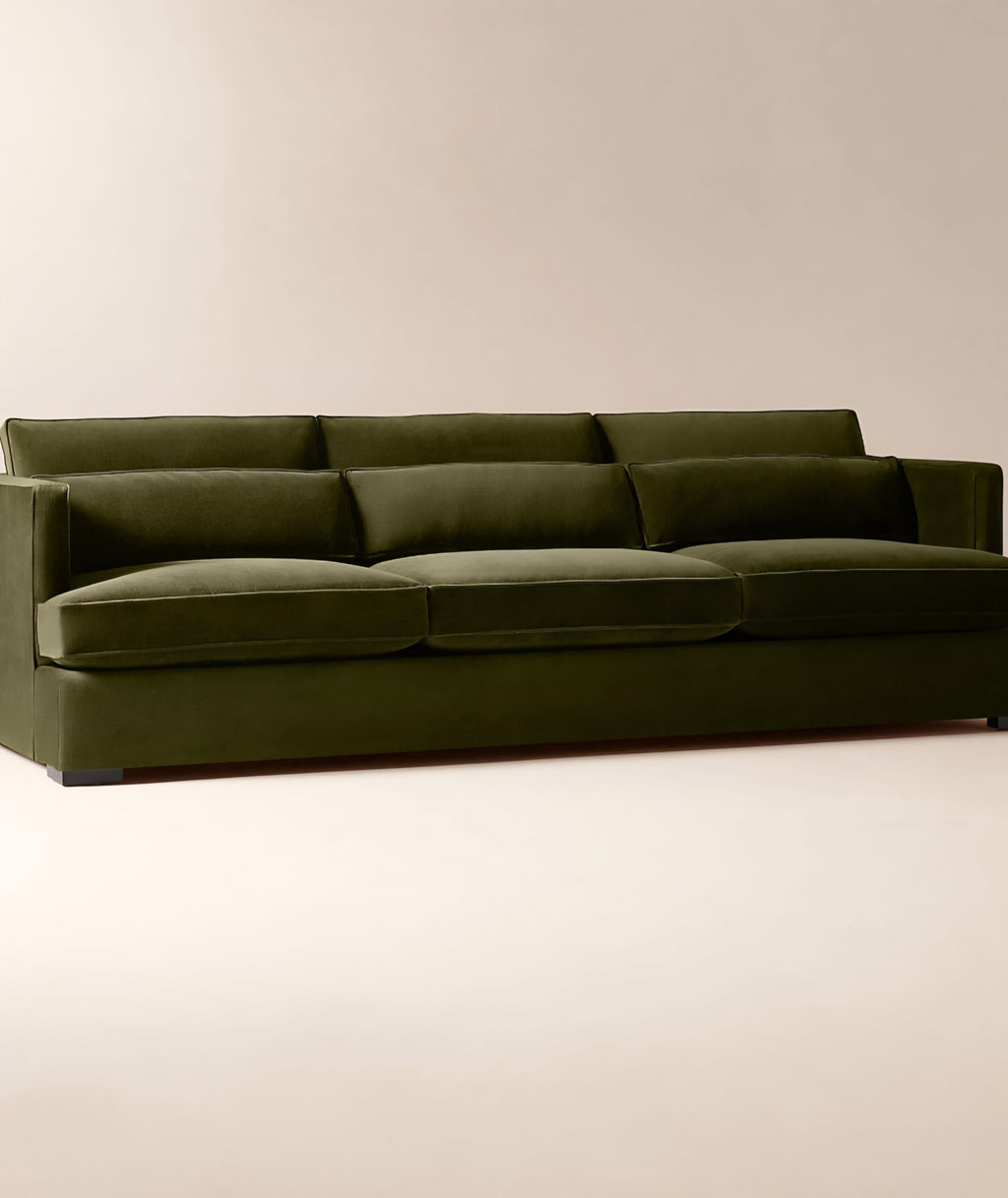 THE ONE × Eastman — White Performance Fabric Sofa