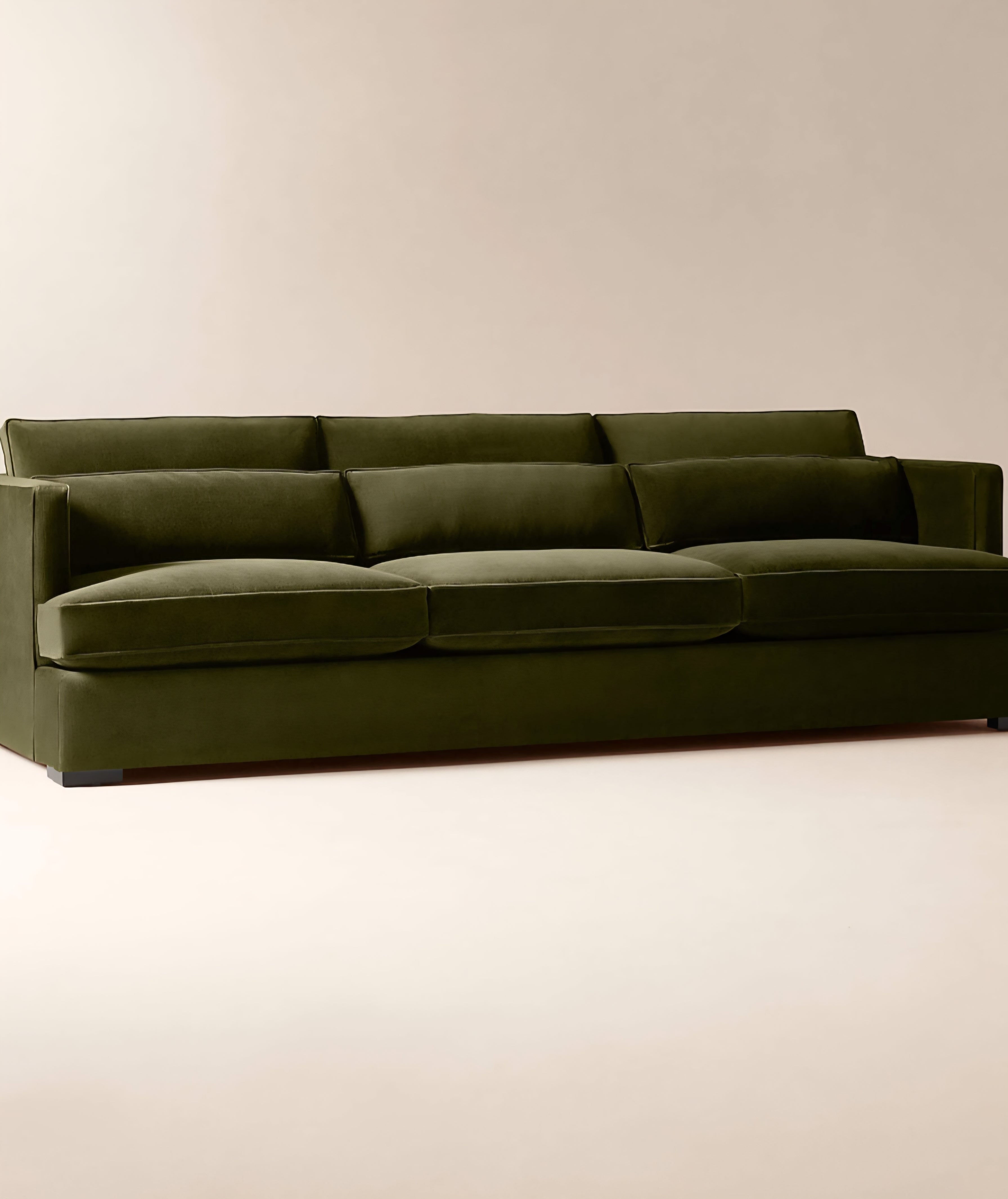 THE ONE × Eastman — White Performance Fabric Sofa