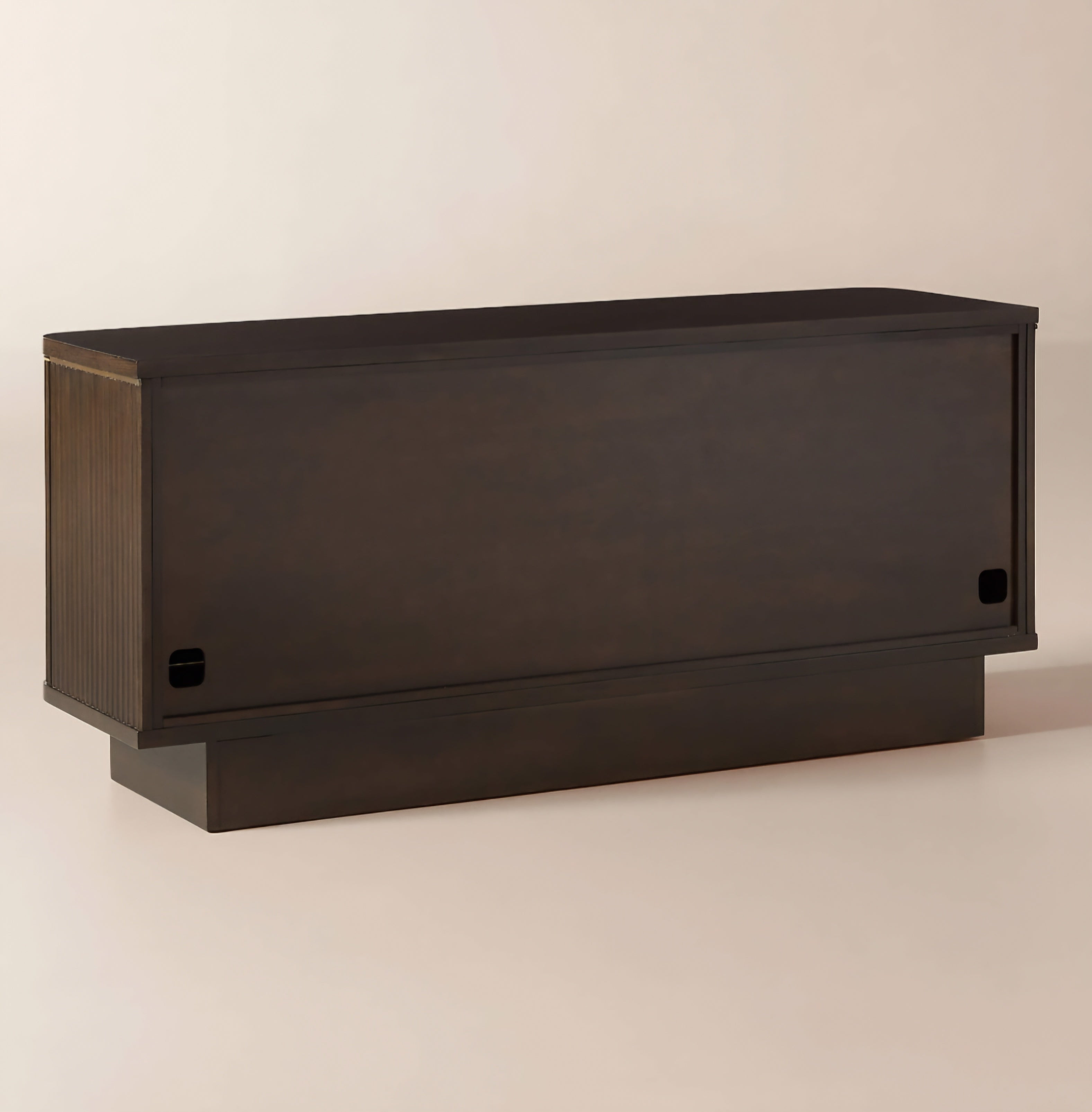 THE ONE × Davison — Fluted Dark Oak Media Console