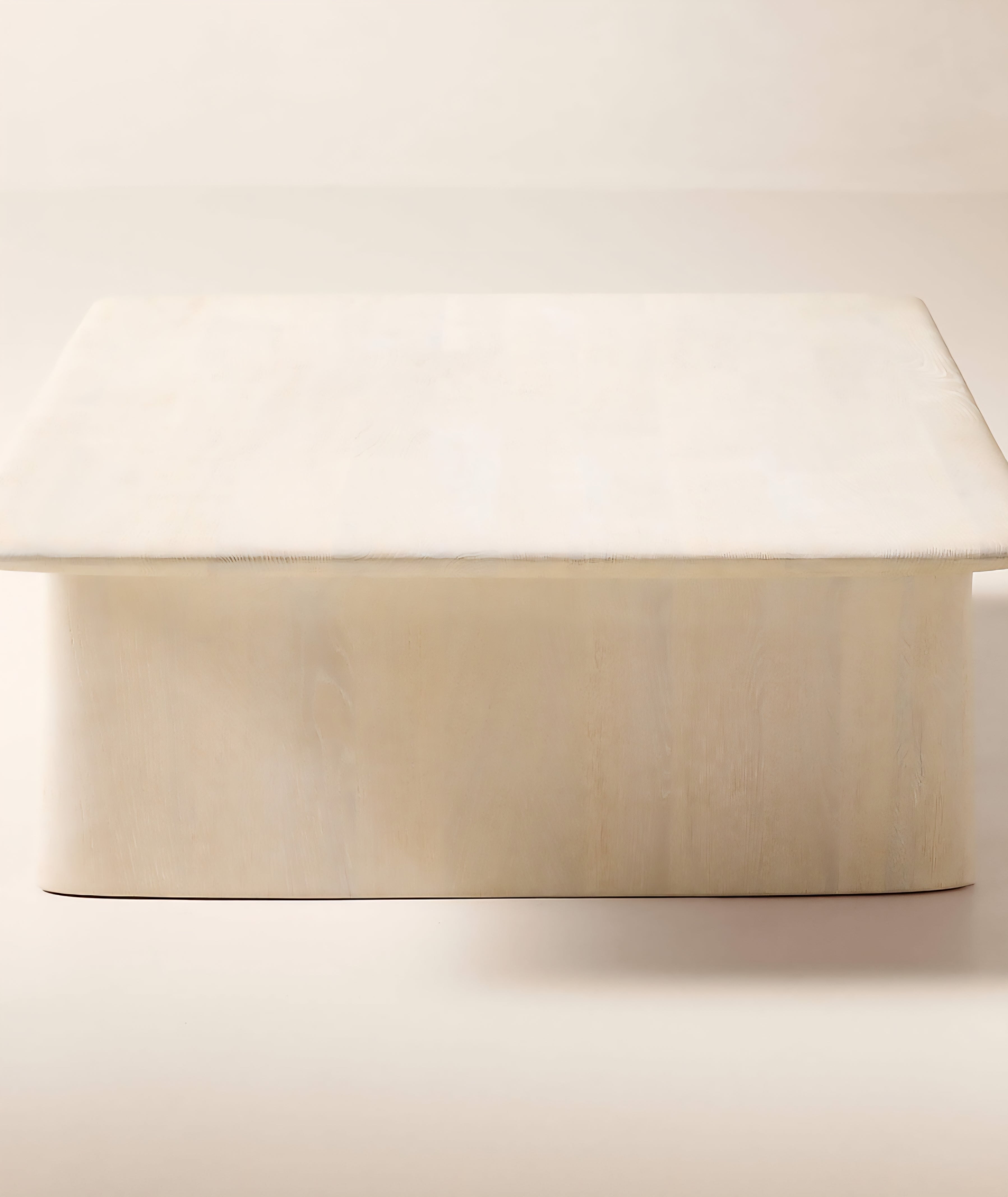 THE ONE × Almera — White Marble Coffee Table (66")