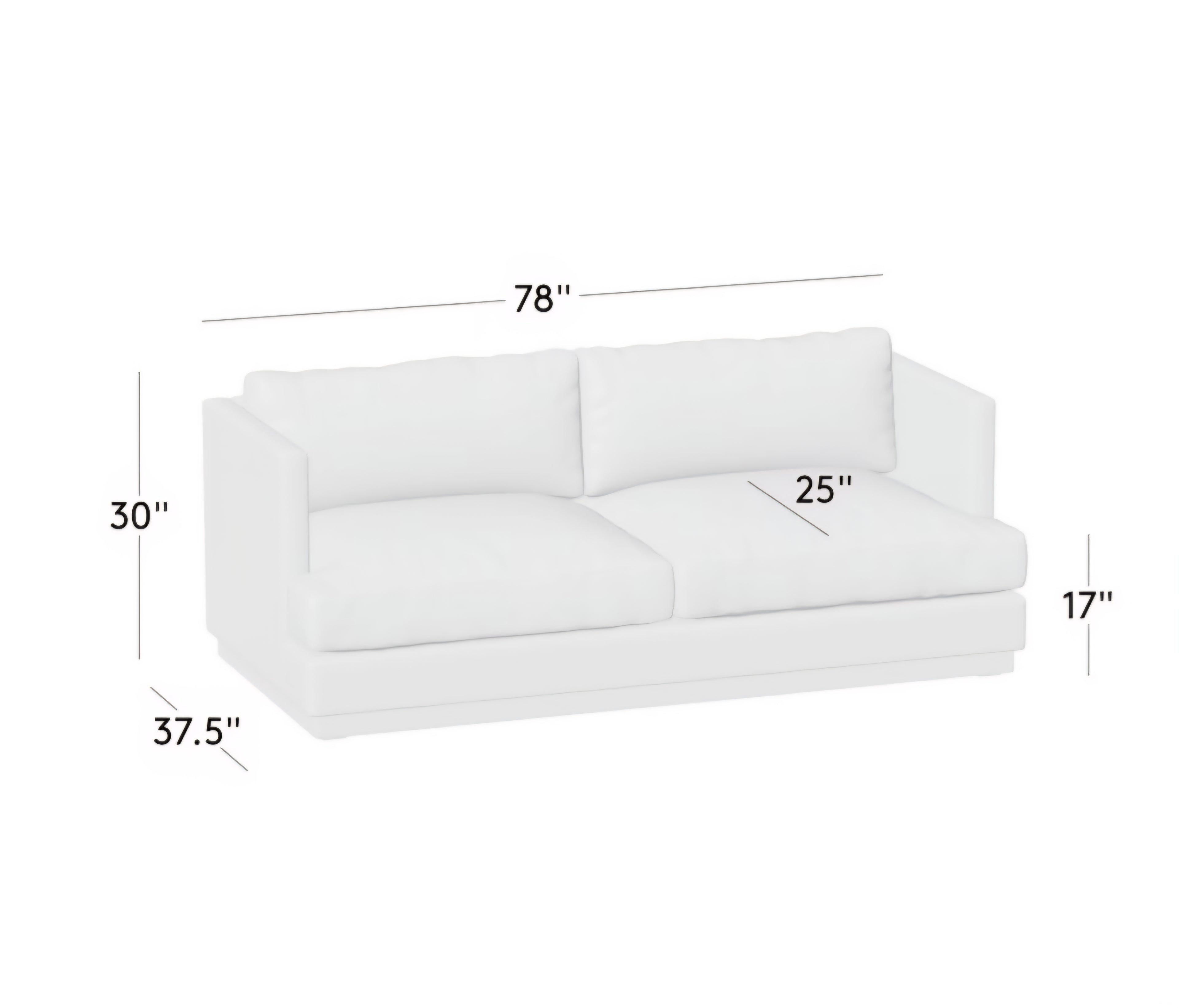 THE ONE × Seneca — Off-White Performance Fabric Sleeper Sofa
