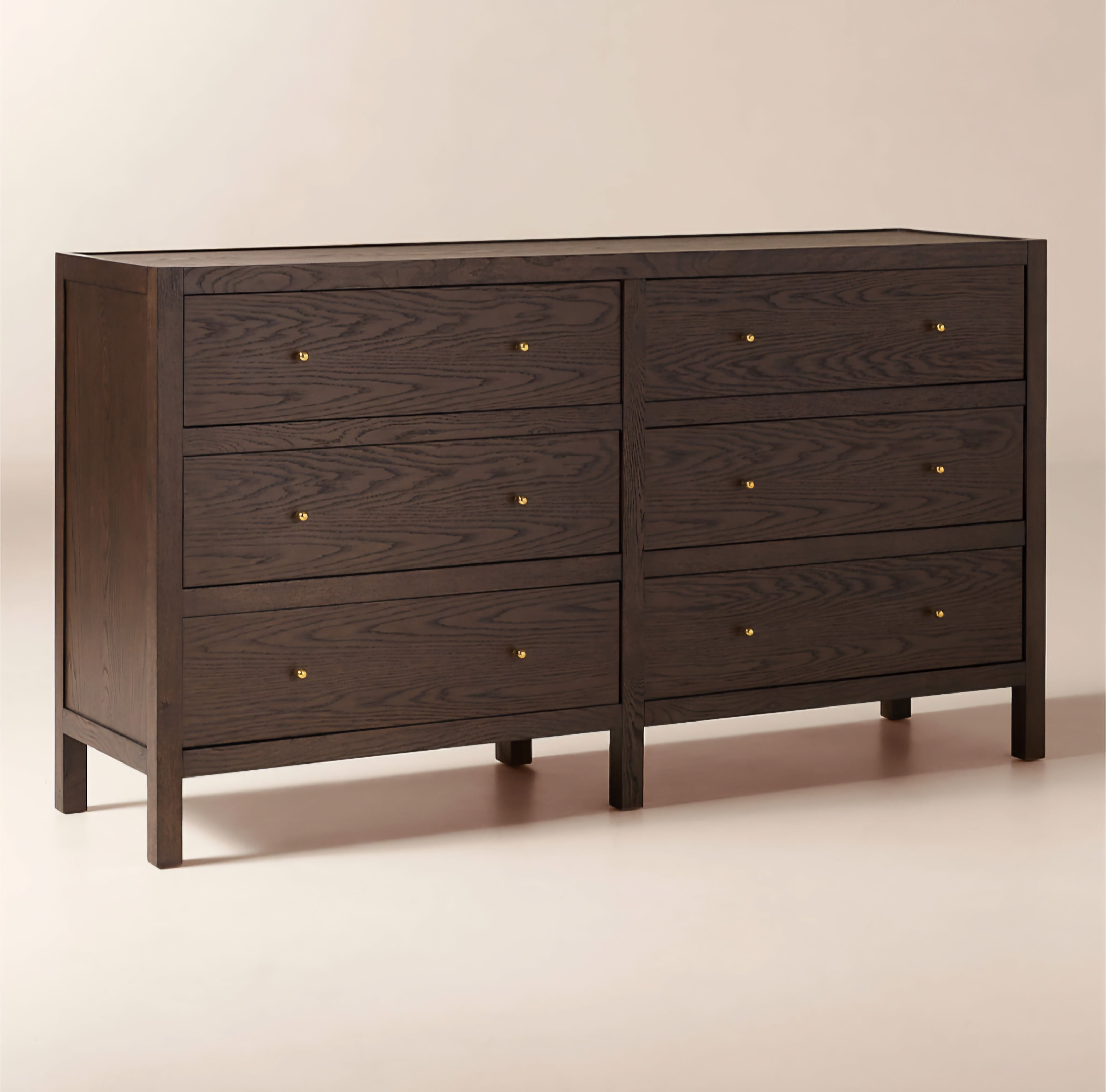 THE ONE × Layton — Dark Oak 6-Drawer Dresser