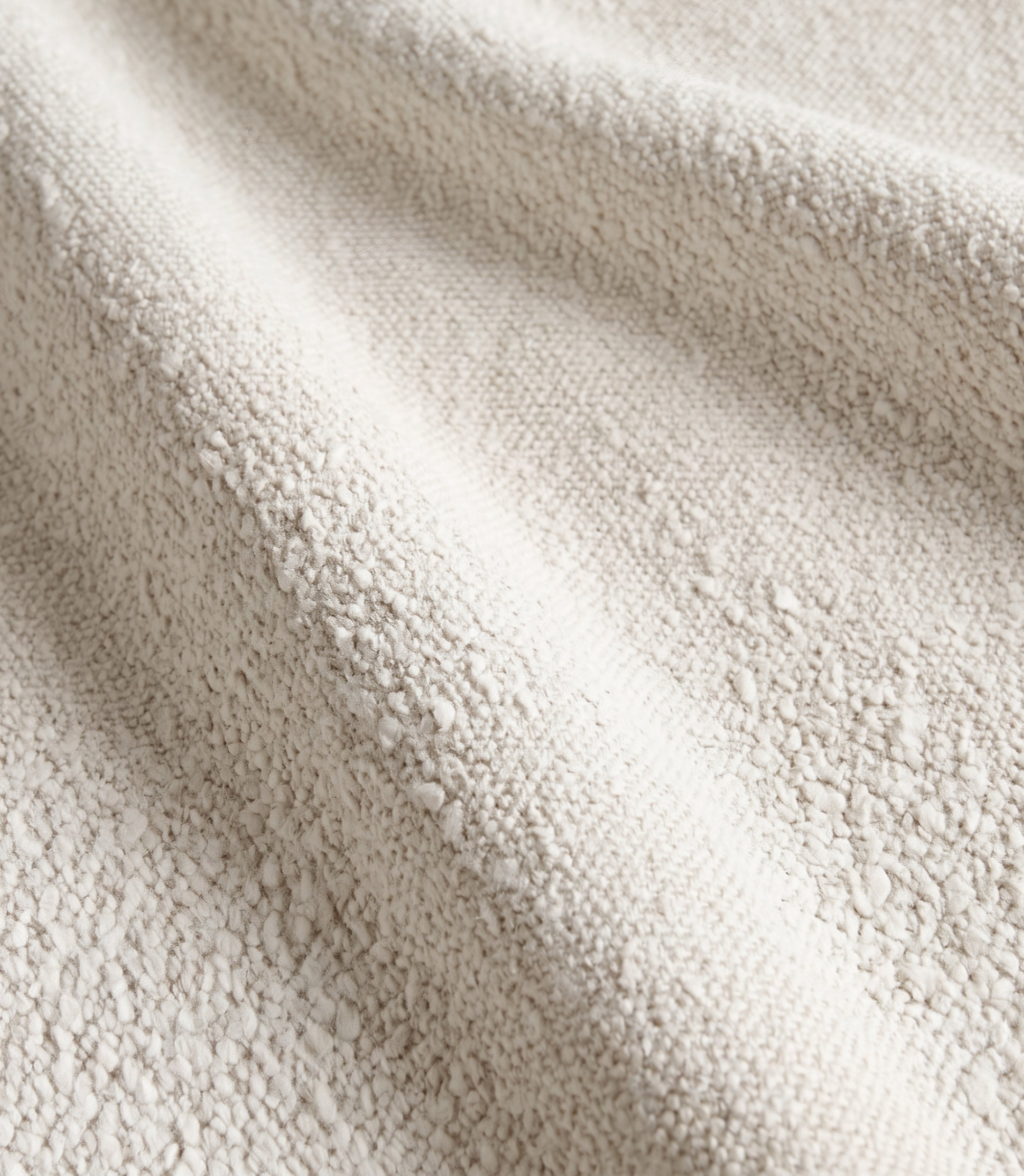 THE ONE × Aldine — Ivory Boucle Textured Sofa