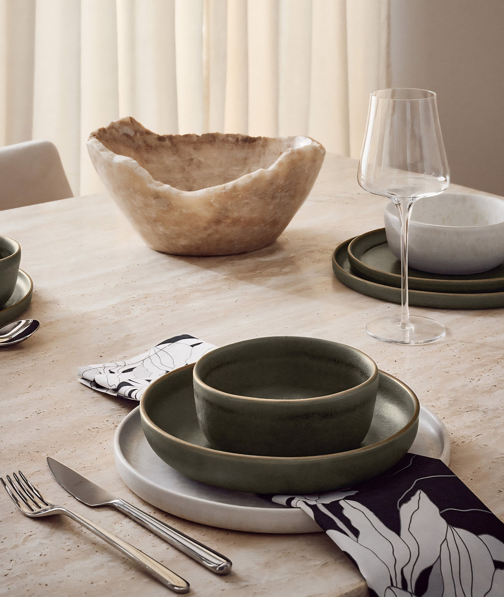 THE ONE × Drift — Matte Reactive Glaze Dinner Plates