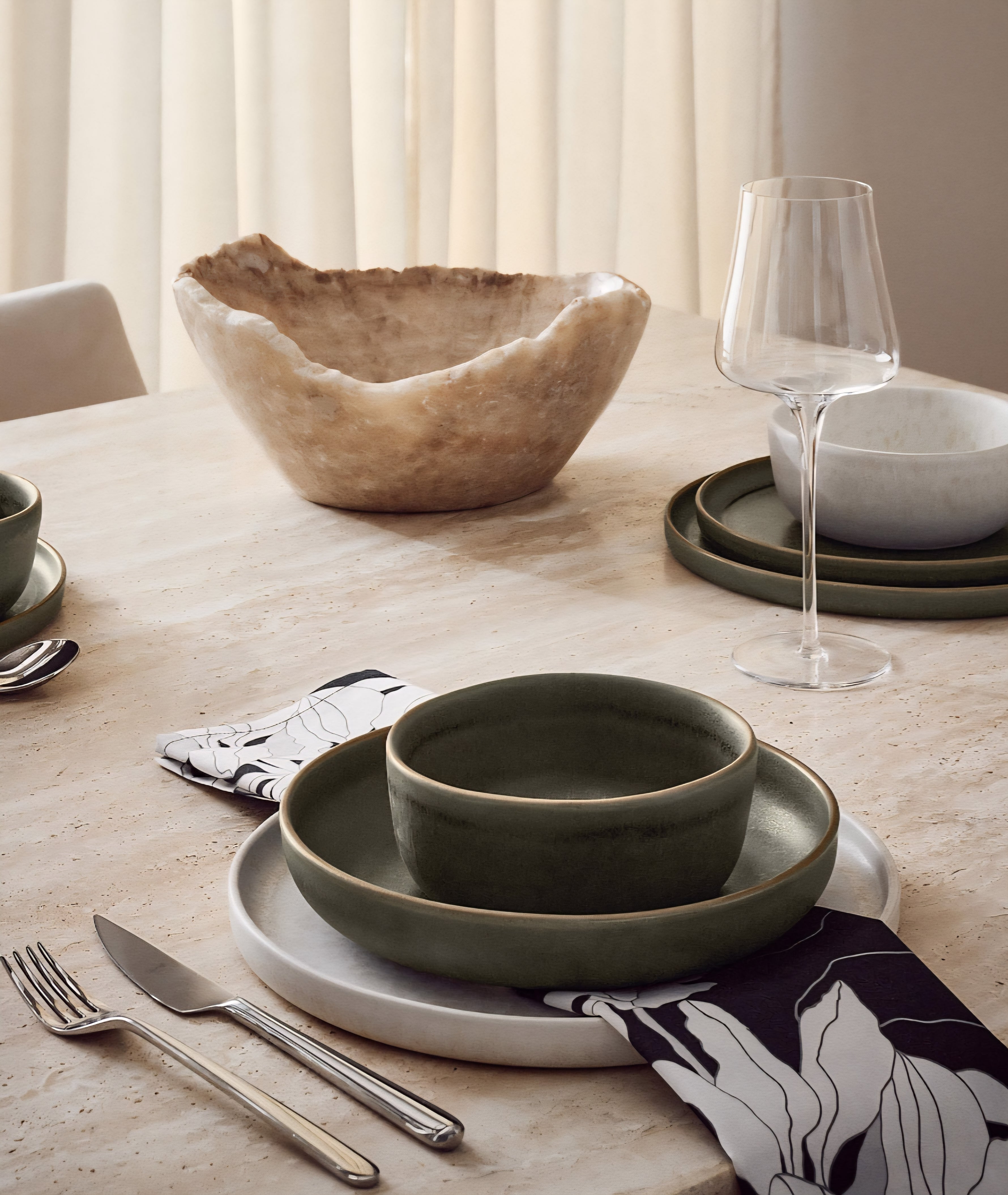 THE ONE × Drift — Matte Reactive Glaze Dinner Plates