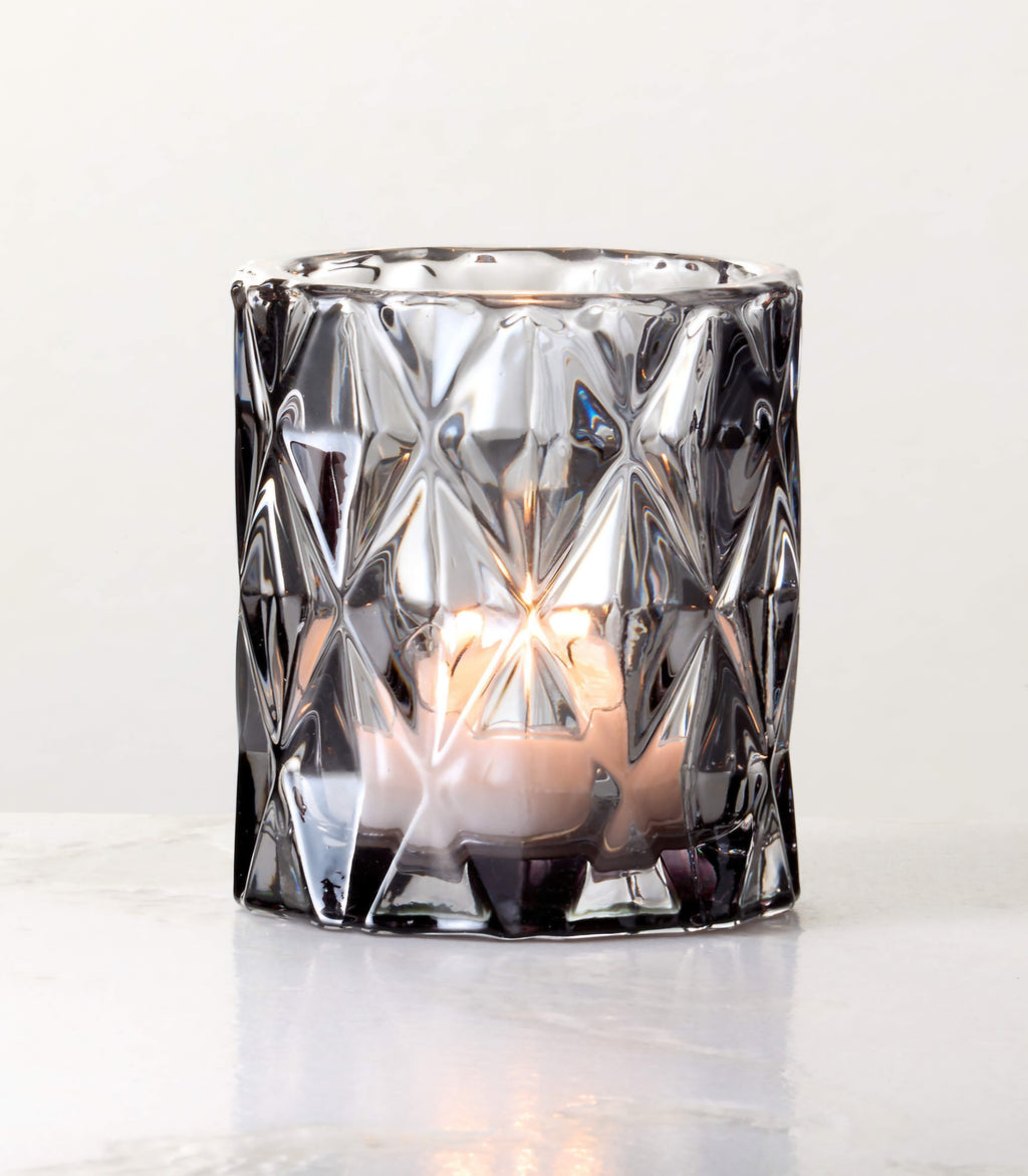 THE ONE × Betty — Smoked Glass Tealight Candle Holders (Set of 6)