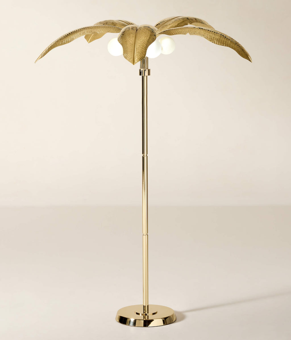 THE ONE × Palm — Brass Finish Floor Lamp