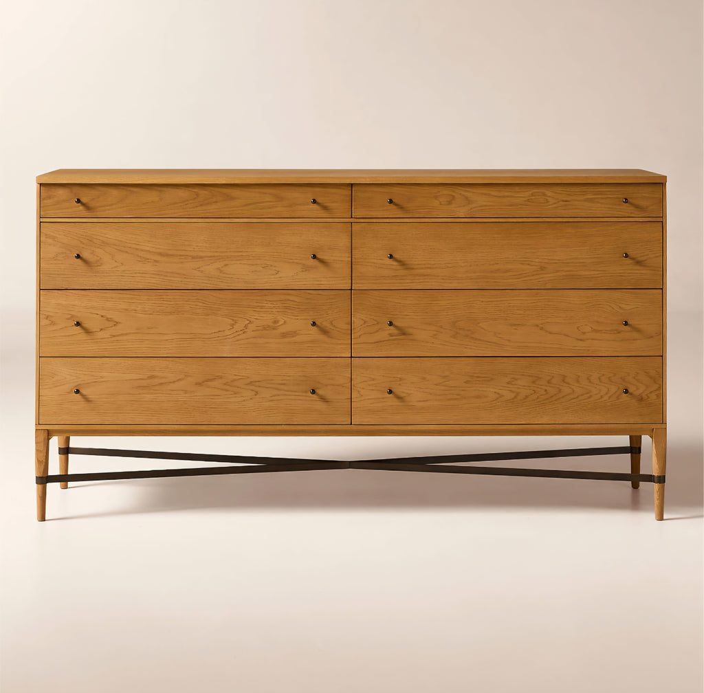 THE ONE × Connoisseur — Light Oak 8-Drawer Dresser