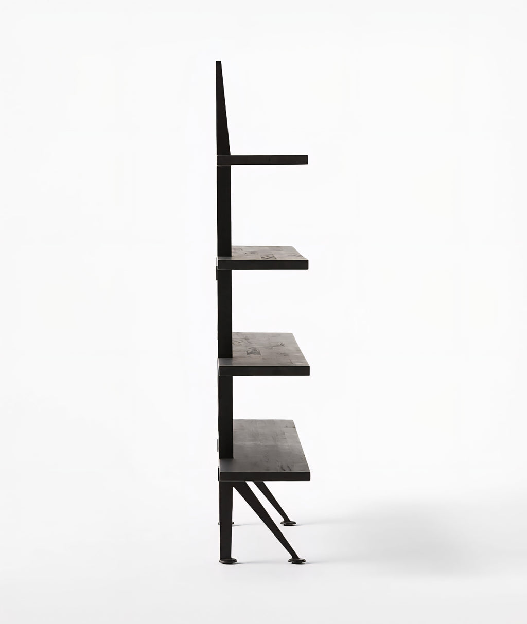 THE ONE × Azzurra — Black Metal and Wood Bookshelf