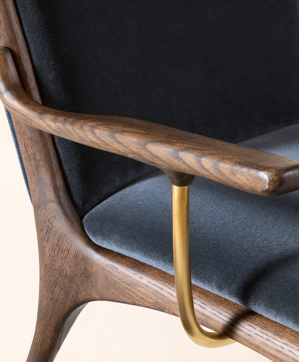 THE ONE × Colby — Faux Mohair Accent Chair