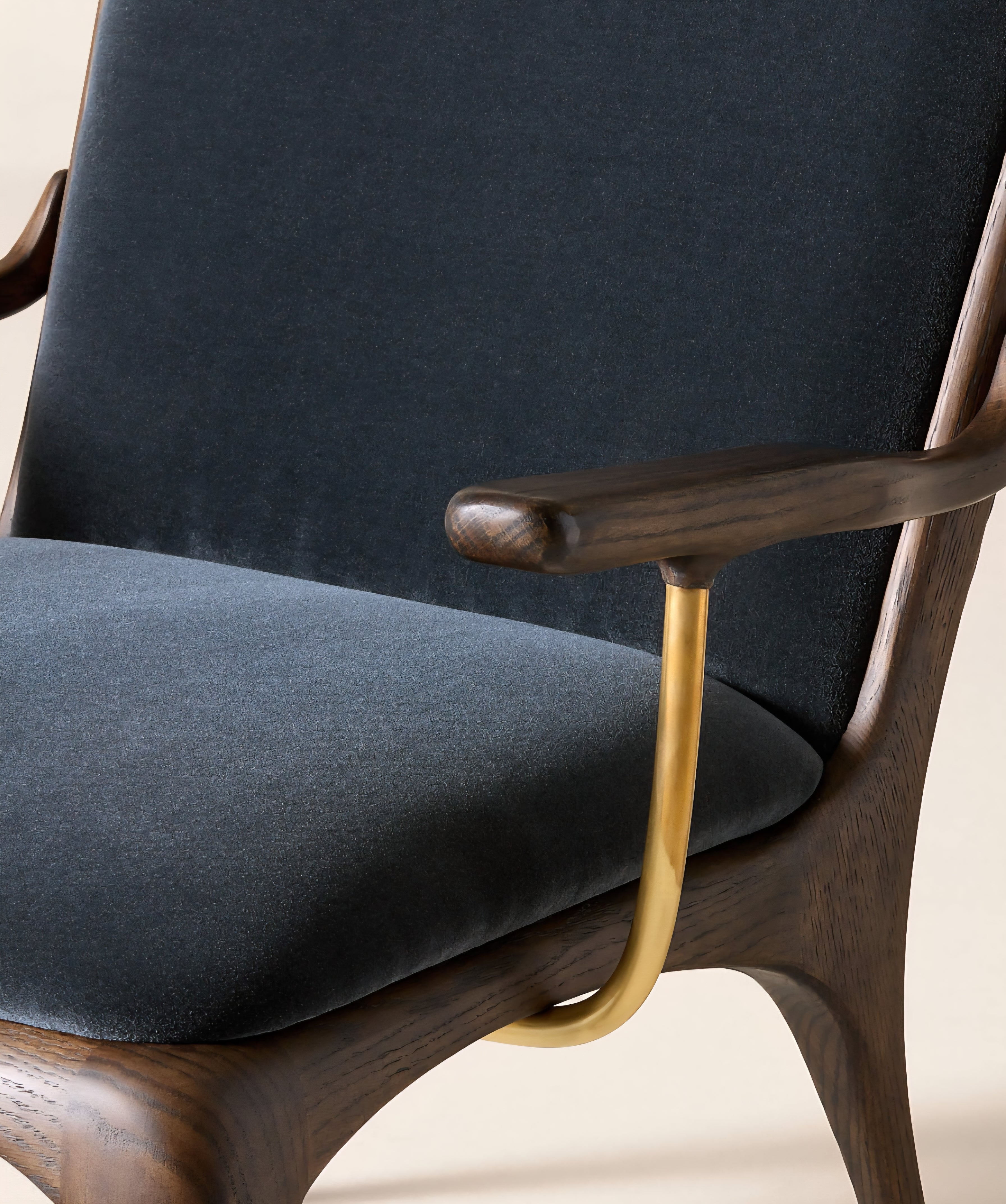 THE ONE × Colby — Faux Mohair Accent Chair