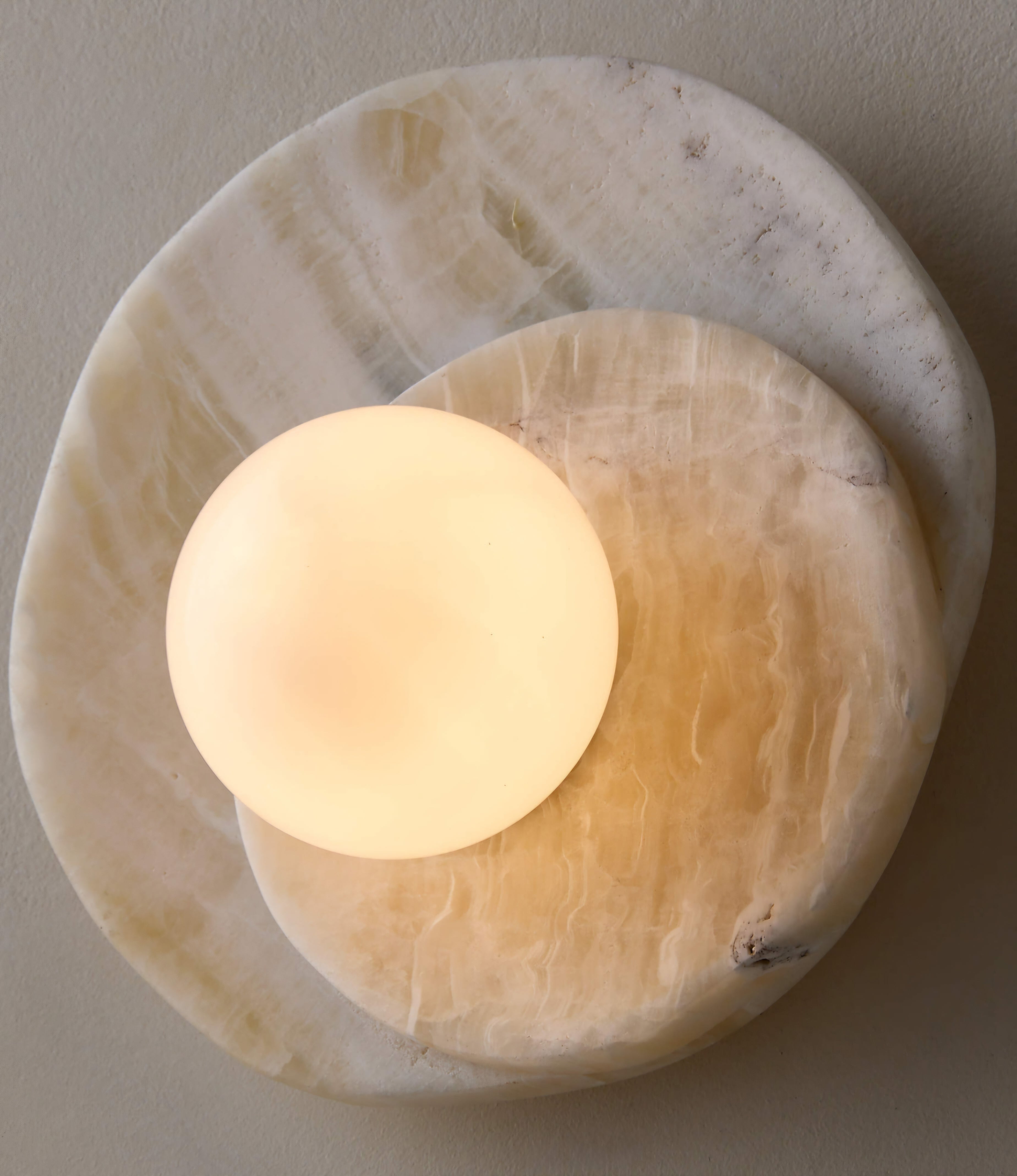 THE ONE × Astr — White Onyx Wall Sconce