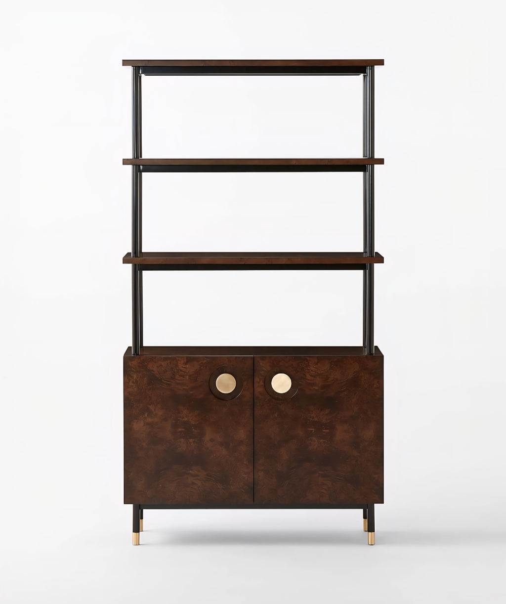 THE ONE × Carbon — Burl Wood Bookshelf