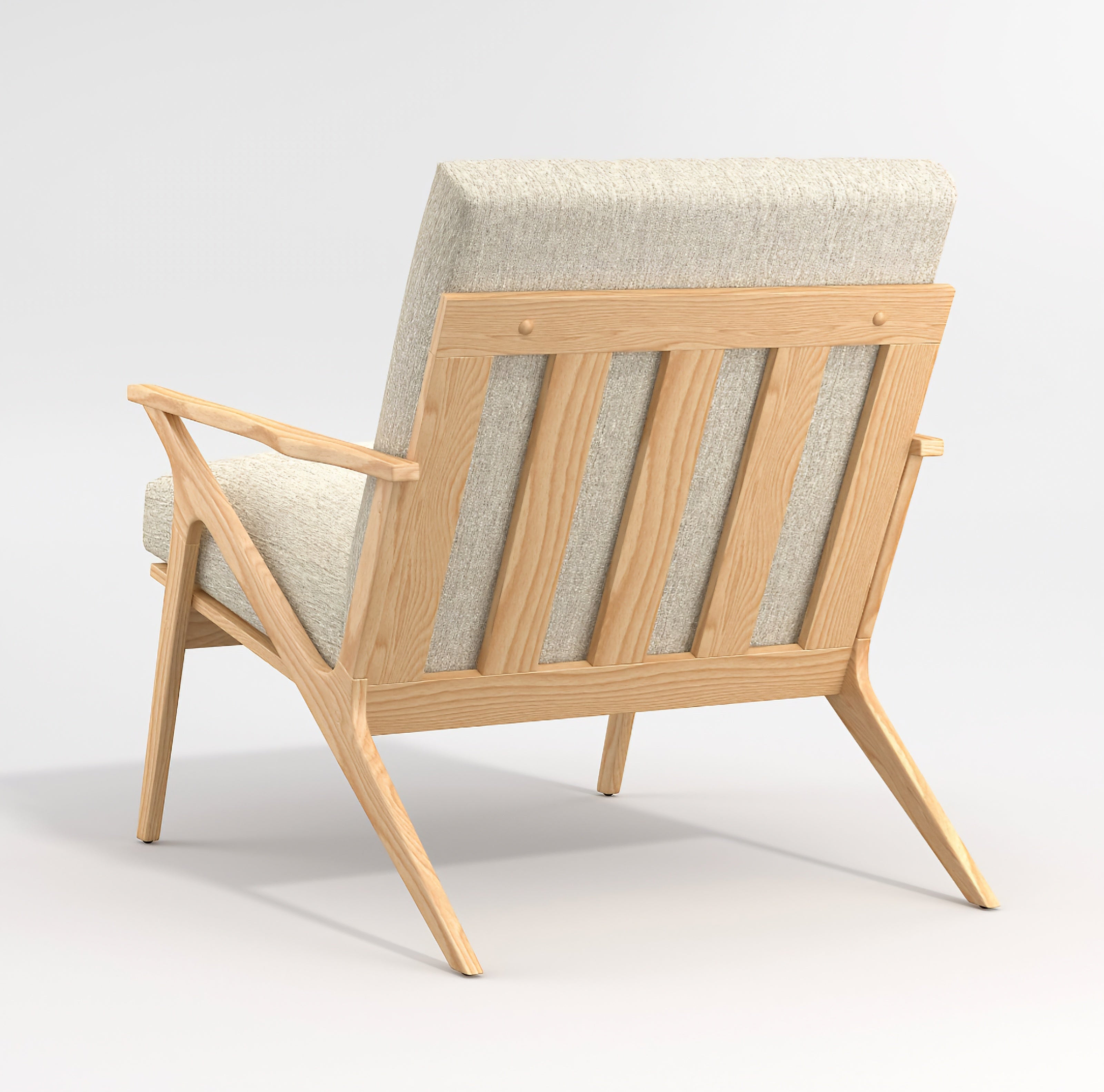 THE ONE × Cavett — Wood Accent Chair
