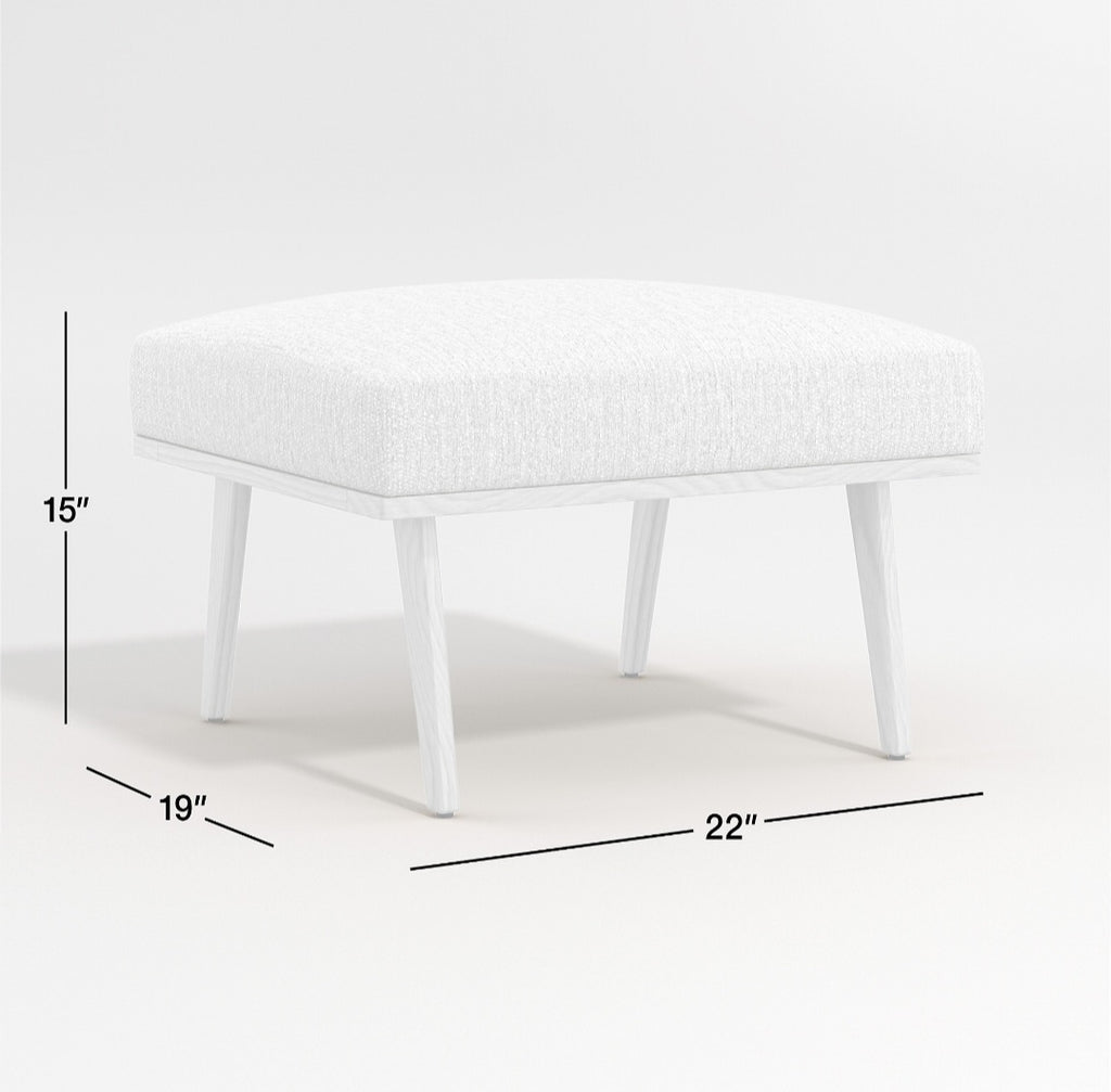 THE ONE × Cavett — Wood Ottoman