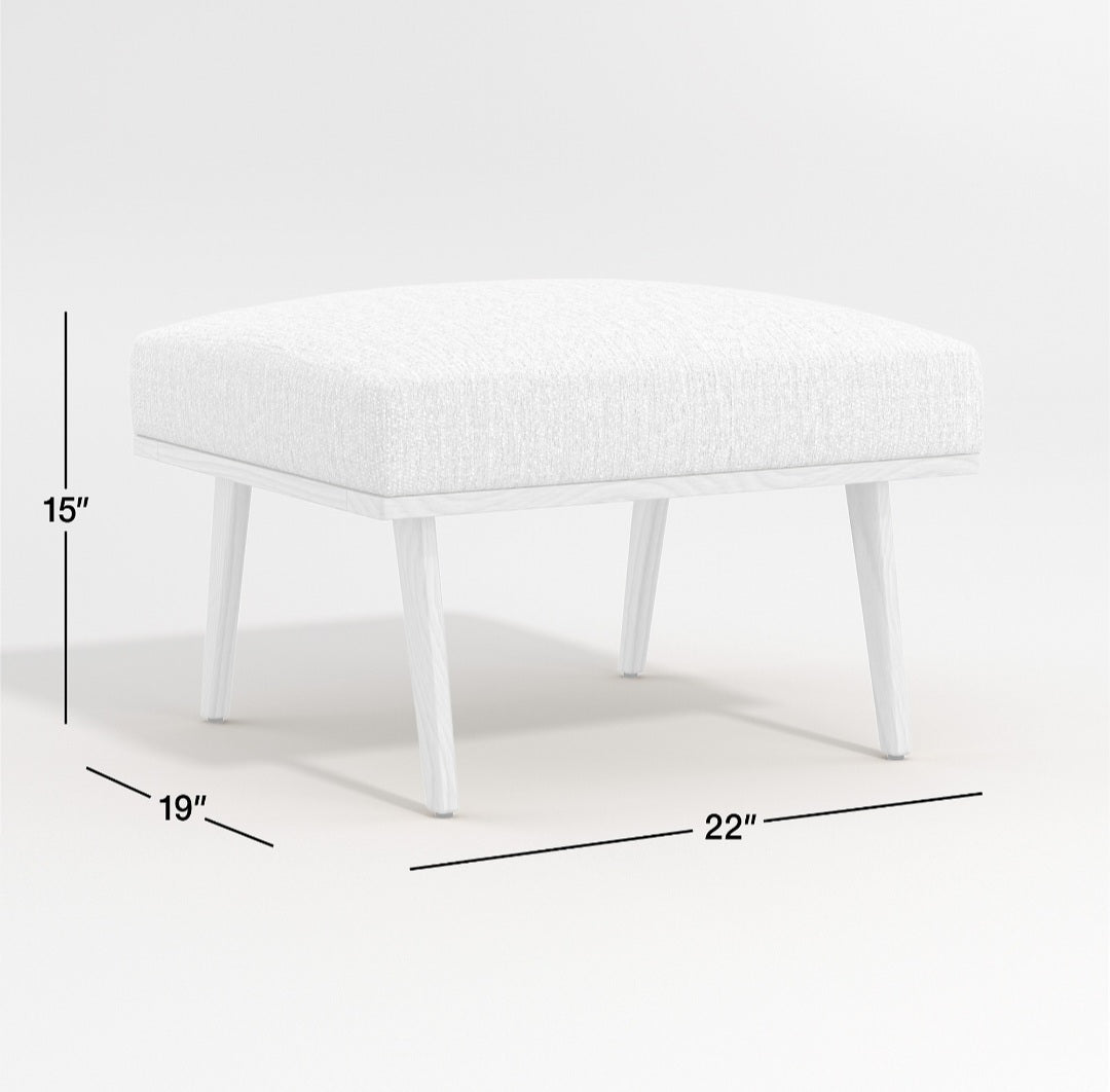 THE ONE × Cavett — Wood Ottoman