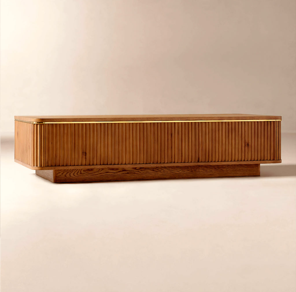 THE ONE × Davison — Fluted Oak Coffee Tables