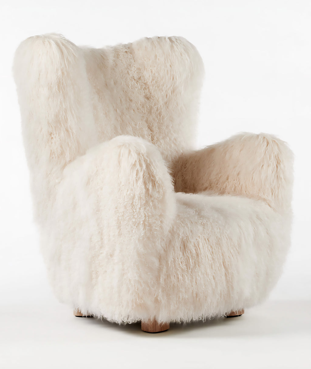 THE ONE × Mongolian Sheepskin Accent Chair