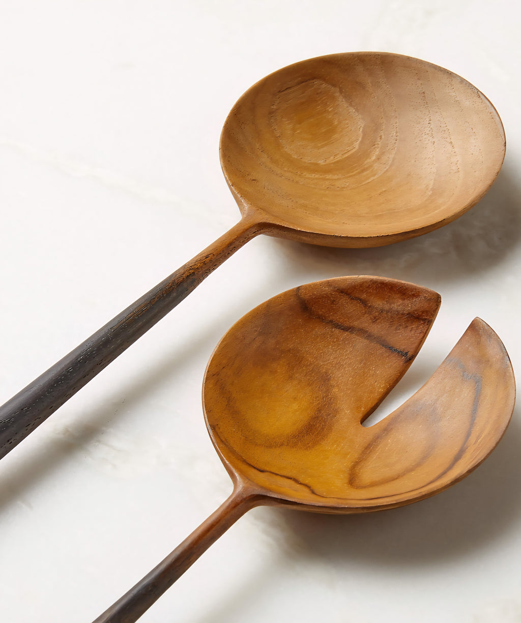 THE ONE × Fume — Teak Salad Servers Set of 2